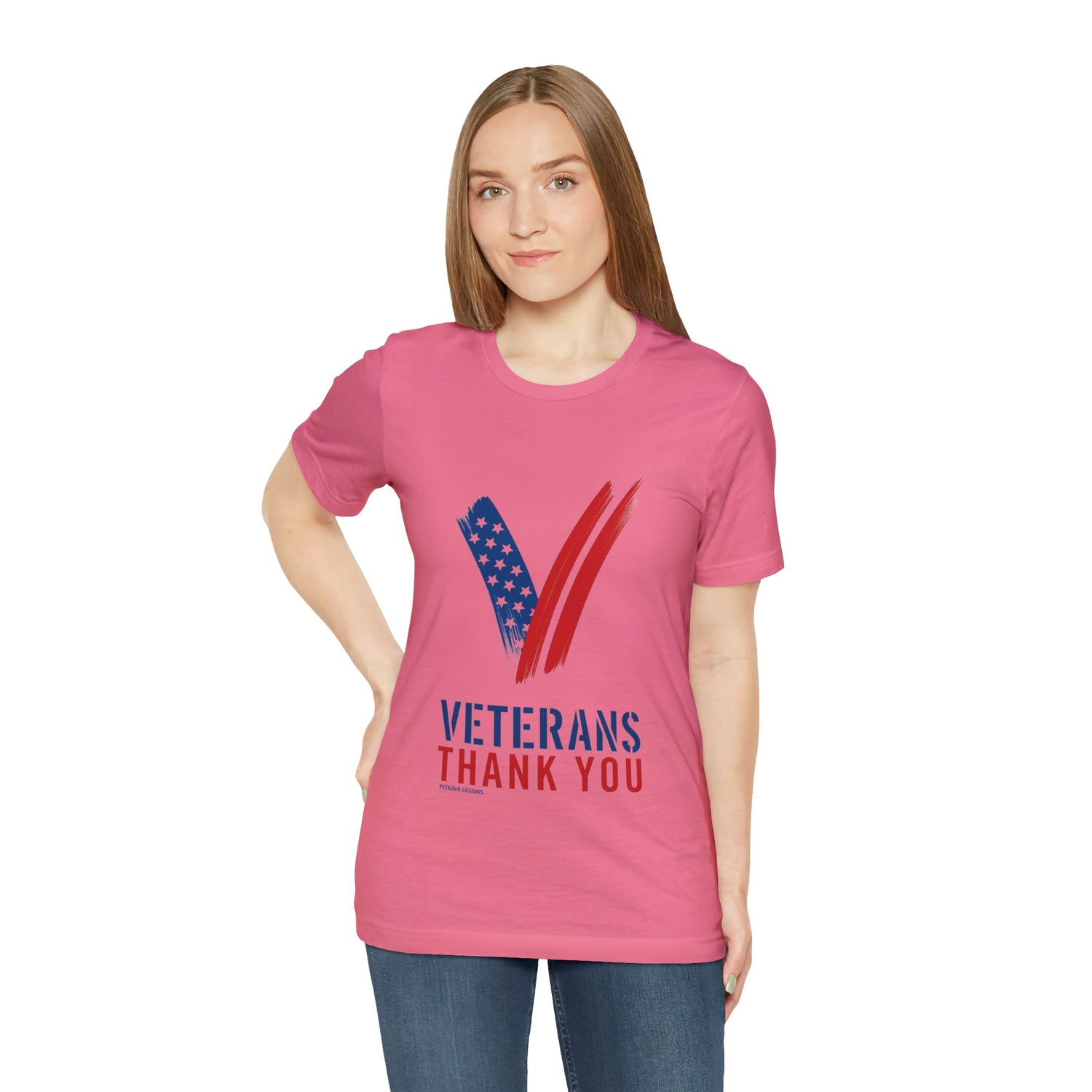 T-Shirt Graphic Tees for Men and Women Graphic Tee Shirts for Gray Tshirt Outfits Veterans Day Petrova Designs