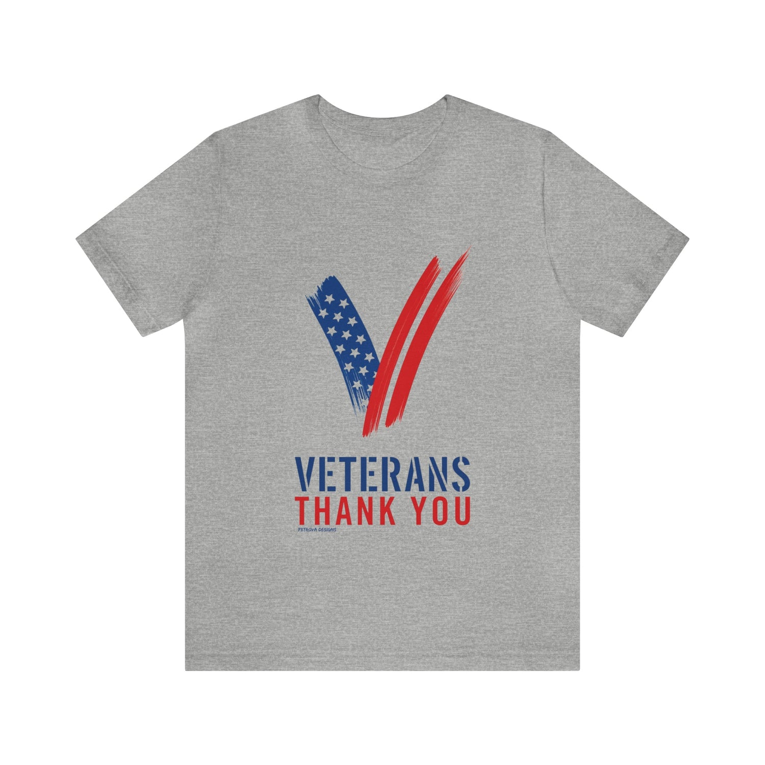 T-Shirt Graphic Tees for Men and Women Graphic Tee Shirts for Gray Tshirt Outfits Veterans Day Petrova Designs