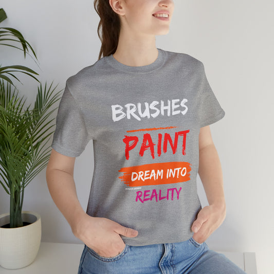 Athletic Heather T-Shirt Graphic Tees for Men and Women Graphic Tee Shirts for Tshirt Outfits Painting Painter Petrova Designs