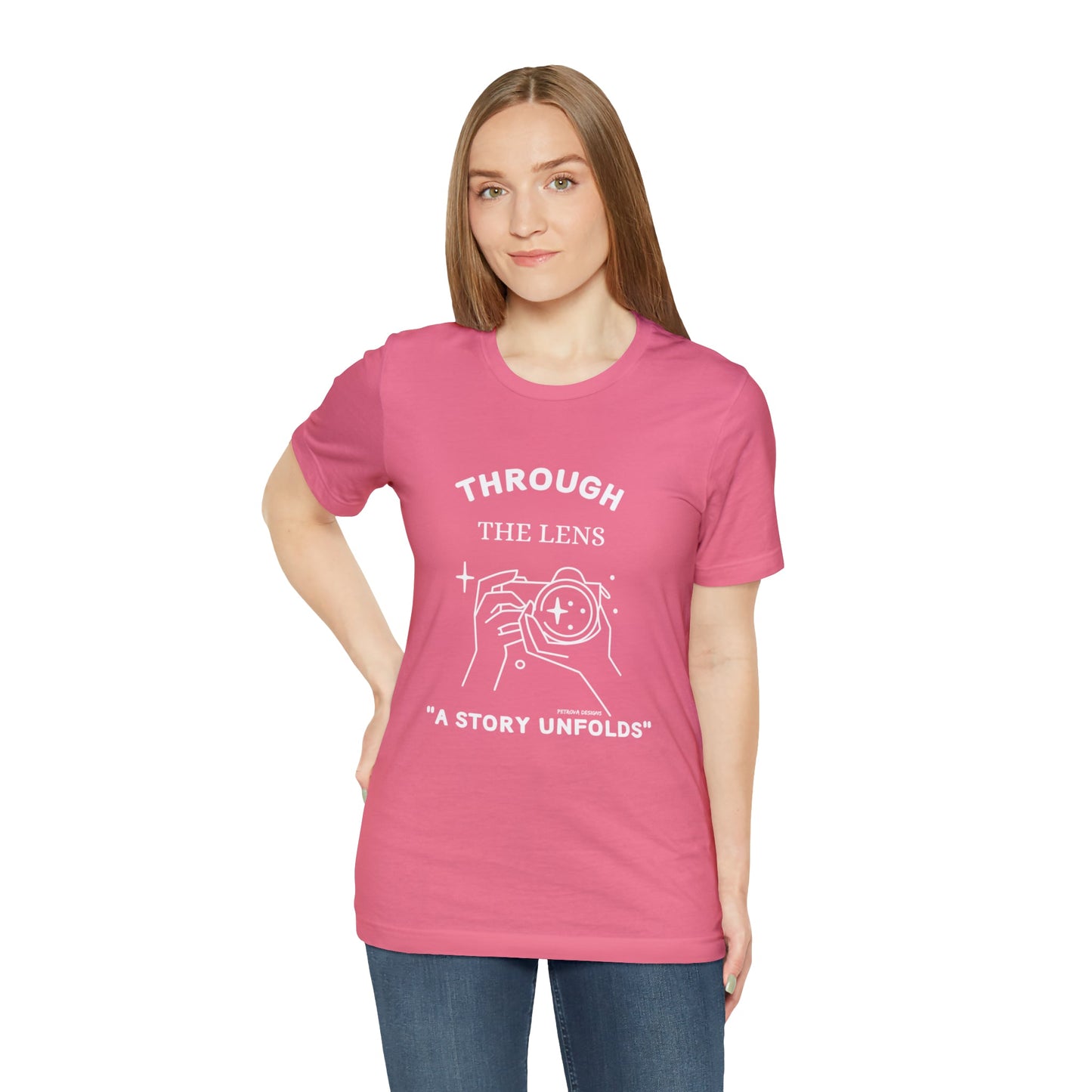 Charity Pink T-Shirt Graphic Tees for Men and Women Graphic Tee Shirts for Tshirt Outfits Photographer Petrova Designs