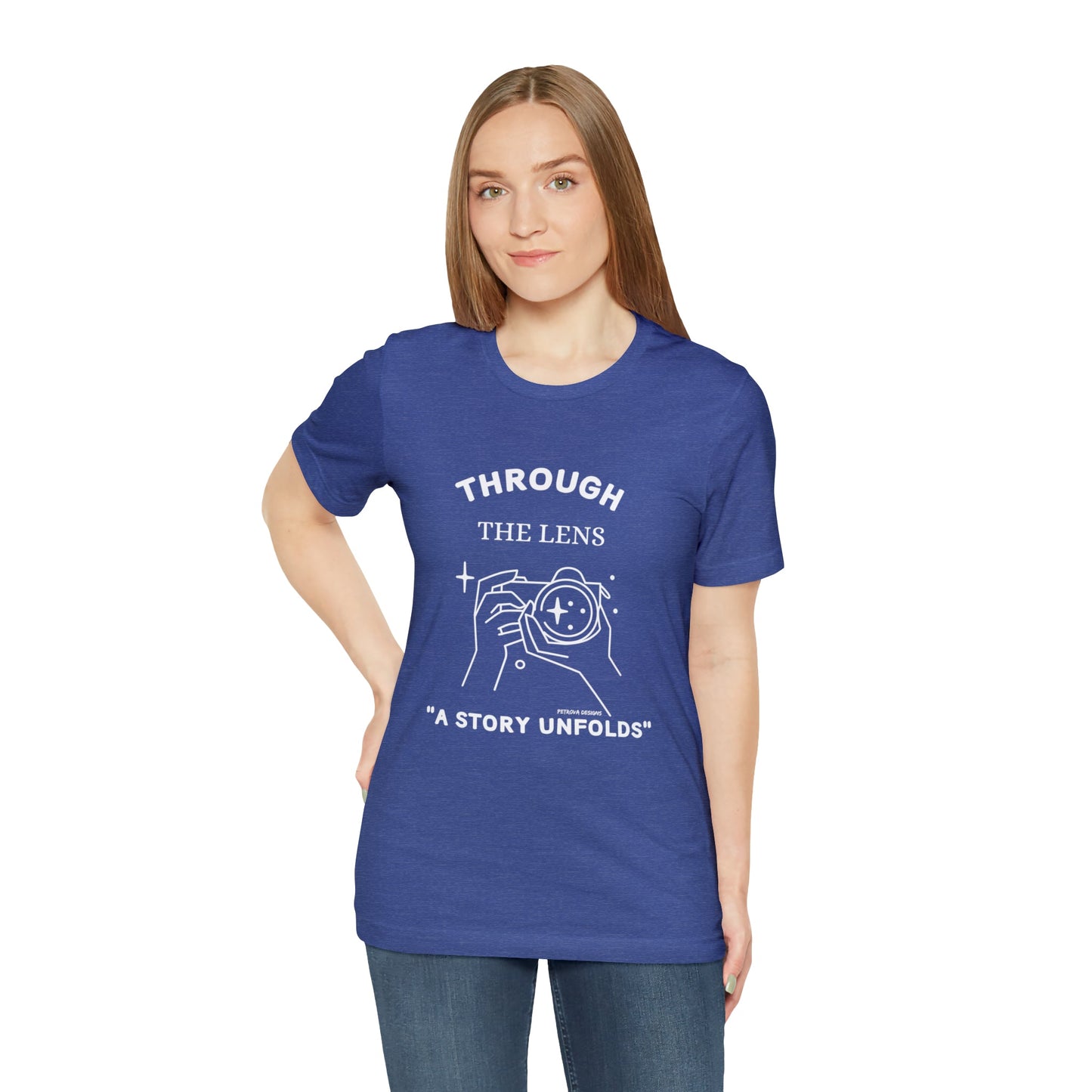 Heather True Royal T-Shirt Graphic Tees for Men and Women Graphic Tee Shirts for Tshirt Outfits Photographer Petrova Designs