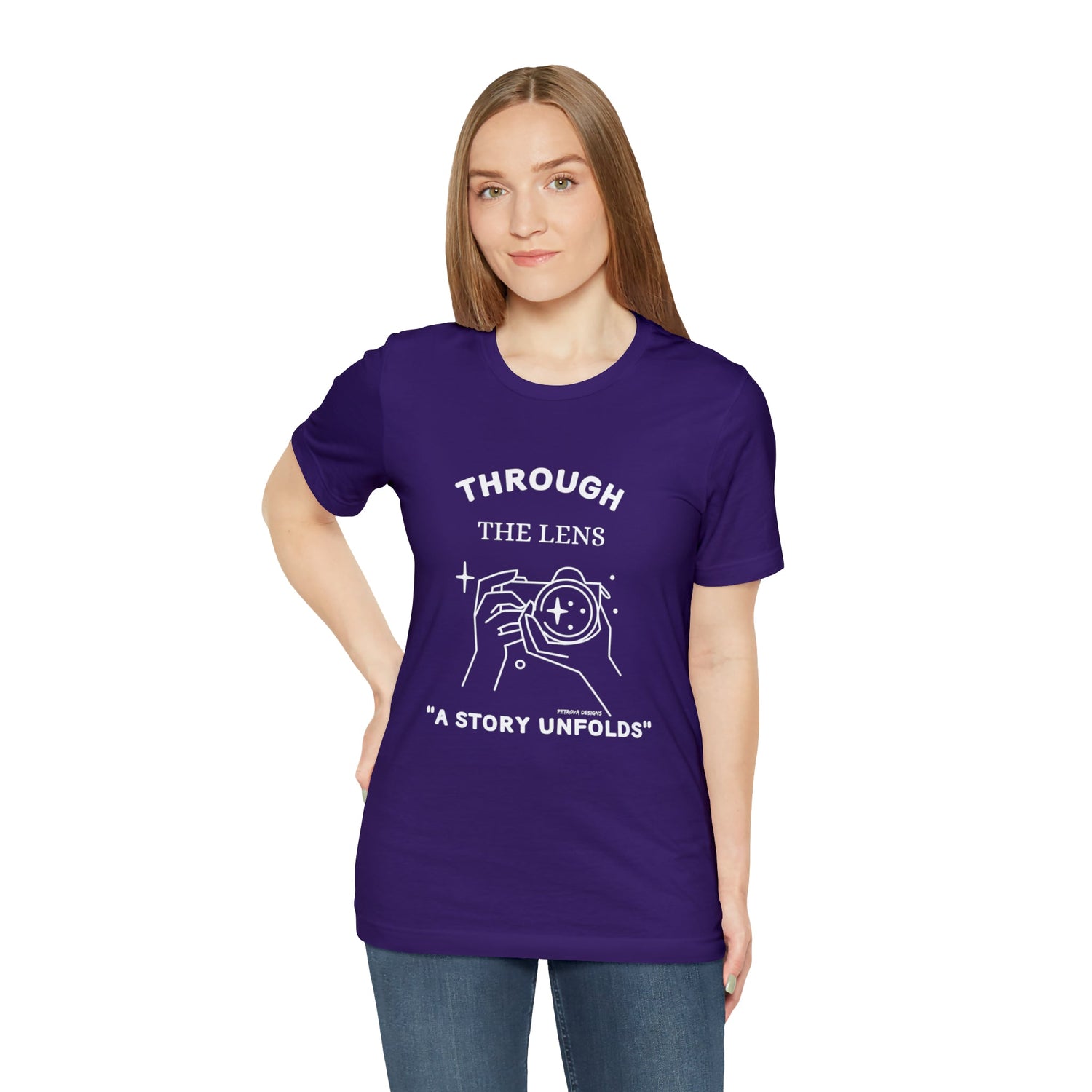 Team Purple T-Shirt Graphic Tees for Men and Women Graphic Tee Shirts for Tshirt Outfits Photographer Petrova Designs