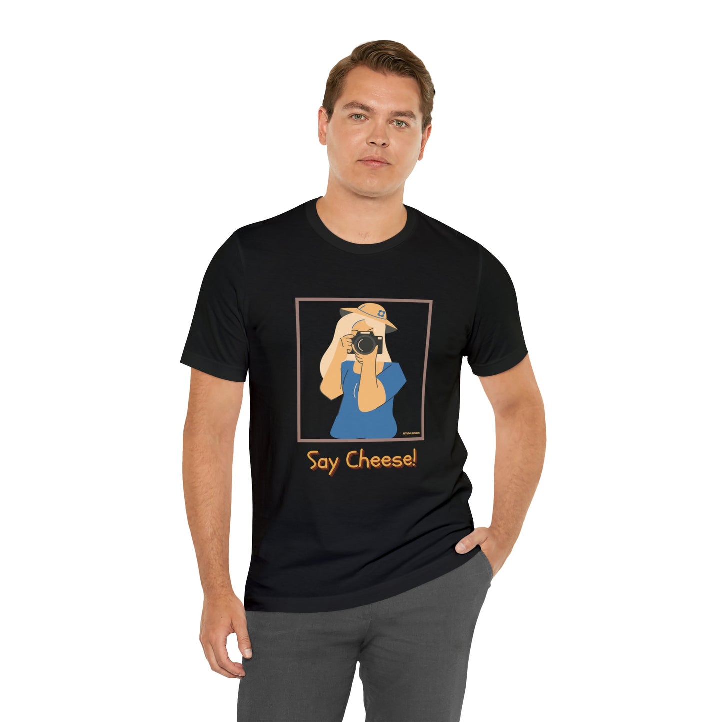 T-Shirt Graphic Tees for Men and Women Graphic Tee Shirts for Tshirt Outfits Say Cheese Petrova Designs