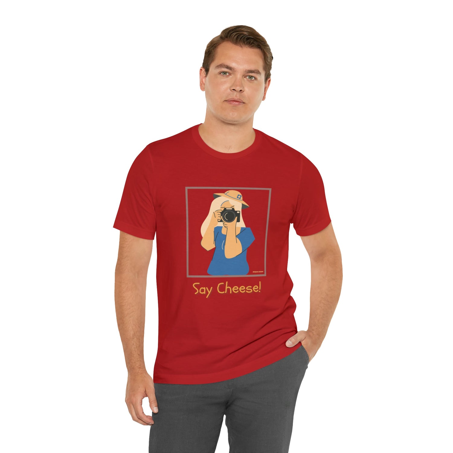 T-Shirt Graphic Tees for Men and Women Graphic Tee Shirts for Tshirt Outfits Say Cheese Petrova Designs