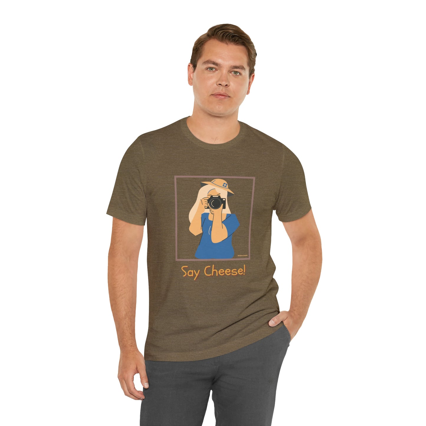 T-Shirt Graphic Tees for Men and Women Graphic Tee Shirts for Tshirt Outfits Say Cheese Petrova Designs