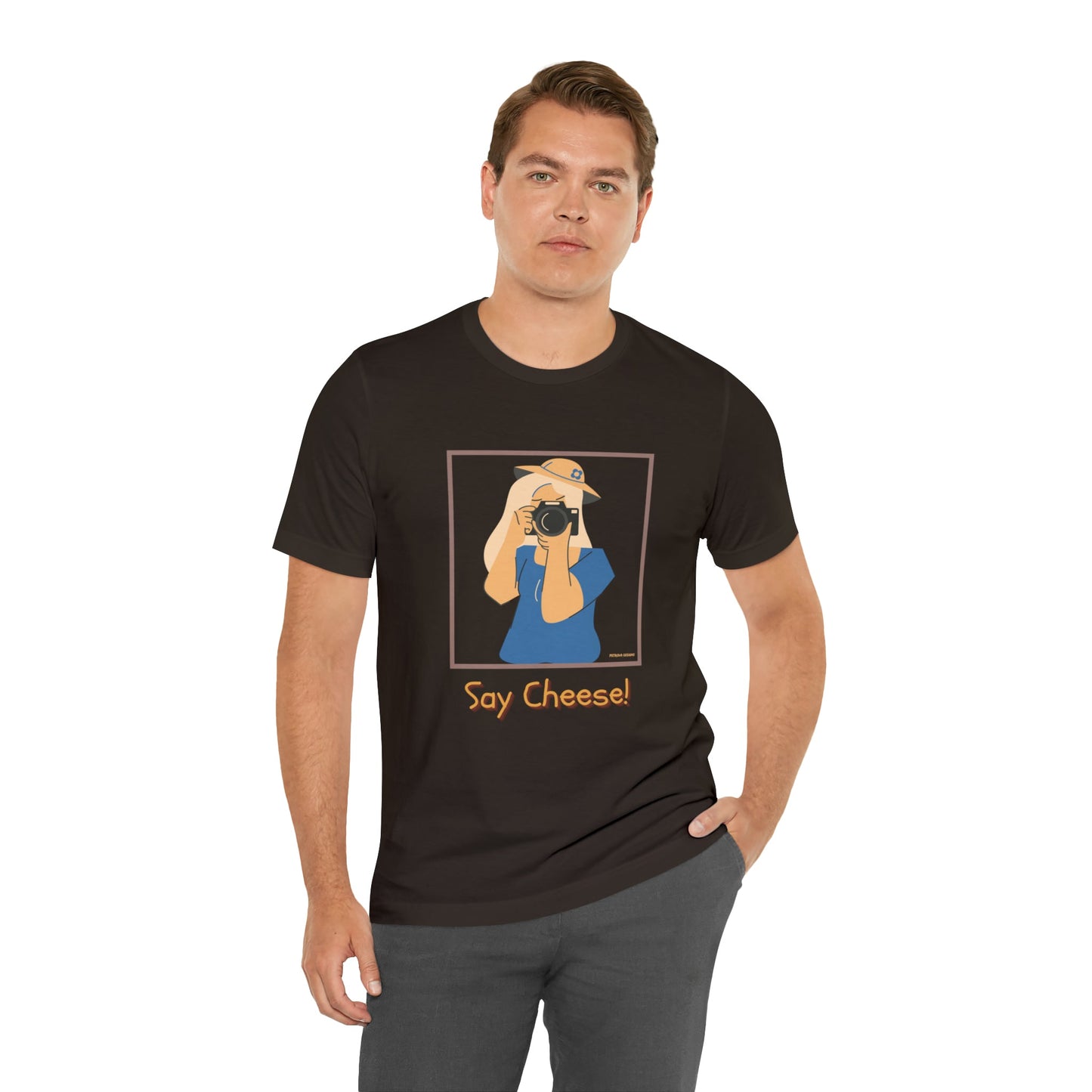 T-Shirt Graphic Tees for Men and Women Graphic Tee Shirts for Tshirt Outfits Say Cheese Petrova Designs