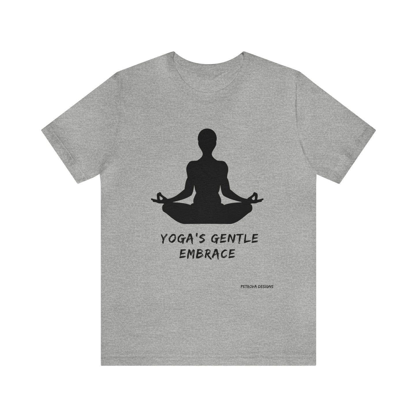 Athletic Heather T-Shirt Graphic Tees for Men and Women Graphic Tee Shirts for Tshirt Outfits Yoga Petrova Designs