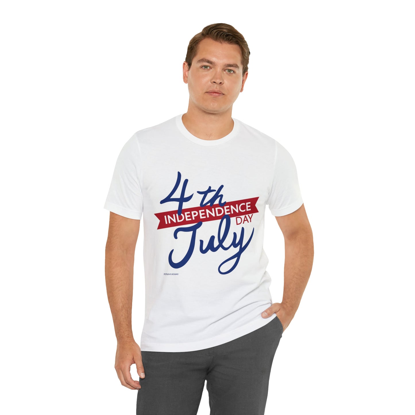 T-Shirt Graphic Tees for Men and Women Graphic Tee Shirts for White Tshirt Outfits 4th July Petrova Designs