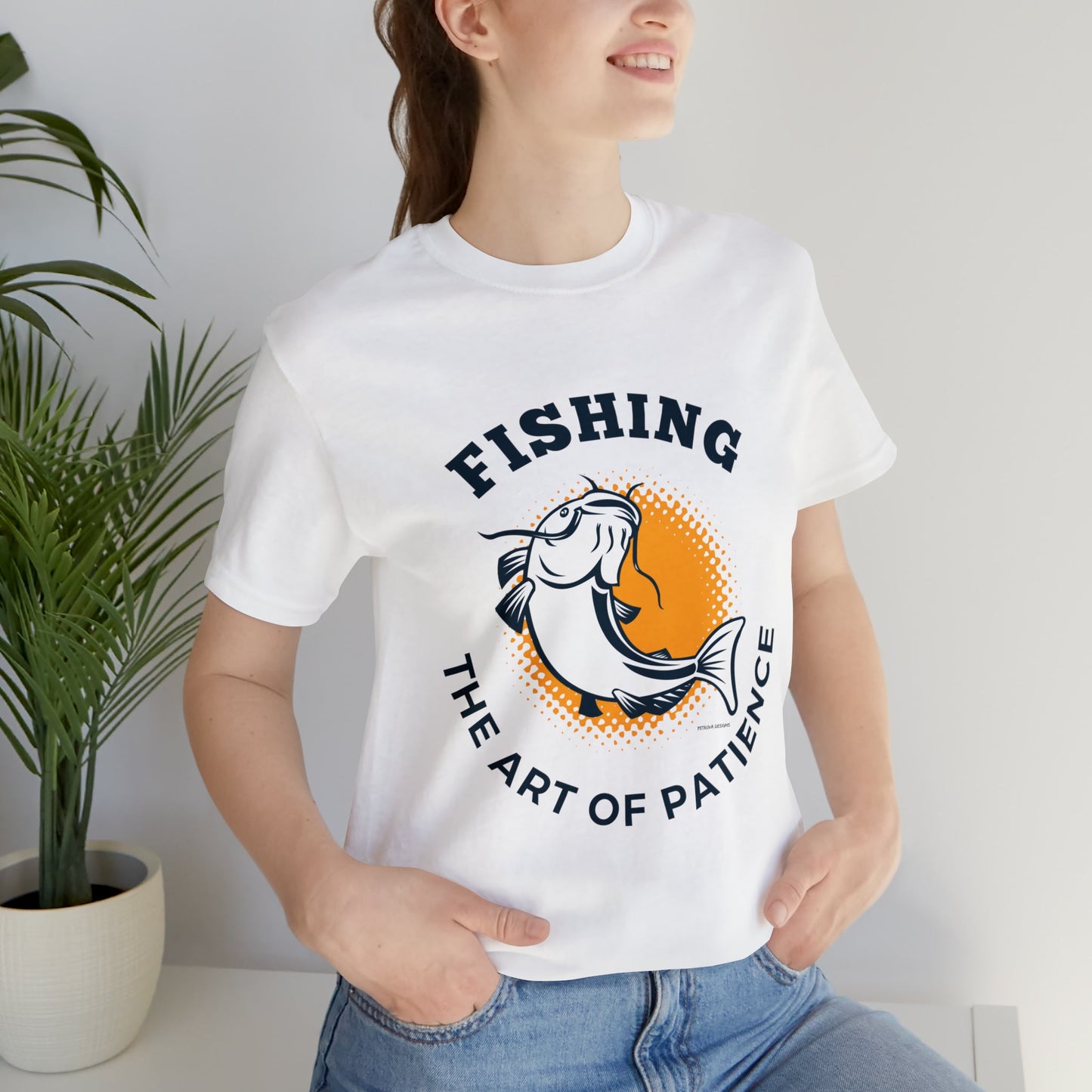 T-Shirt Graphic Tees Men's and Women's Bella Canvas Shirts for Black Tshirt Outfit Fishing Petrova Designs