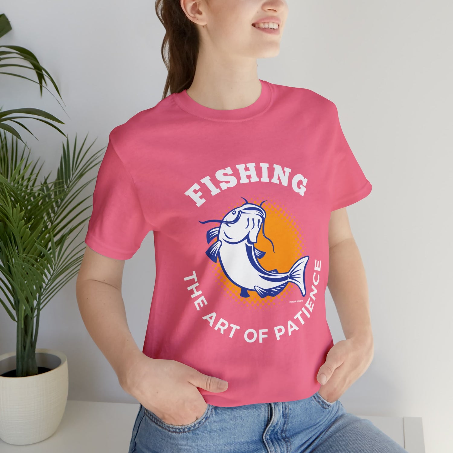 T-Shirt Graphic Tees Men's and Women's Bella Canvas Shirts for Black Tshirt Outfit Fishing Petrova Designs