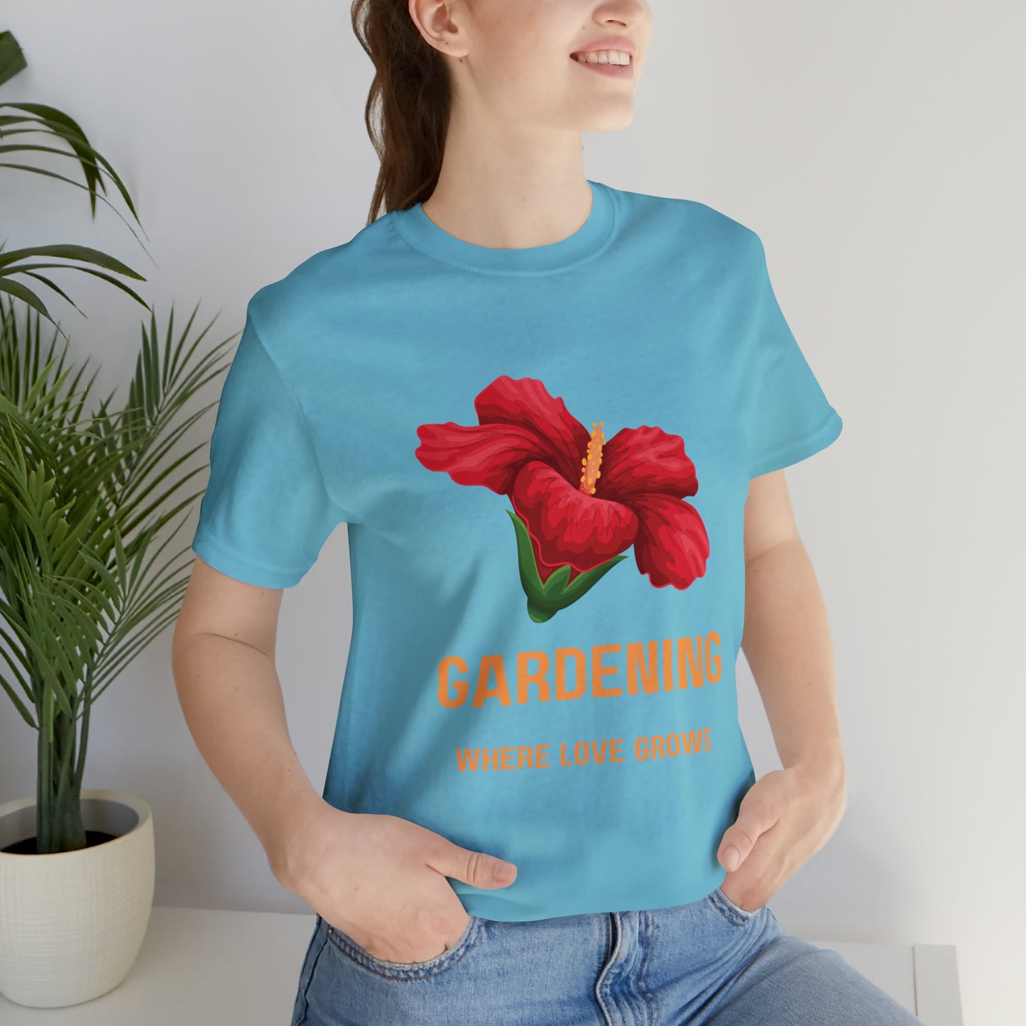 T-Shirt Graphic Tees Men's and Women's Bella Canvas Shirts for Black Tshirt Outfit Gardener Petrova Designs