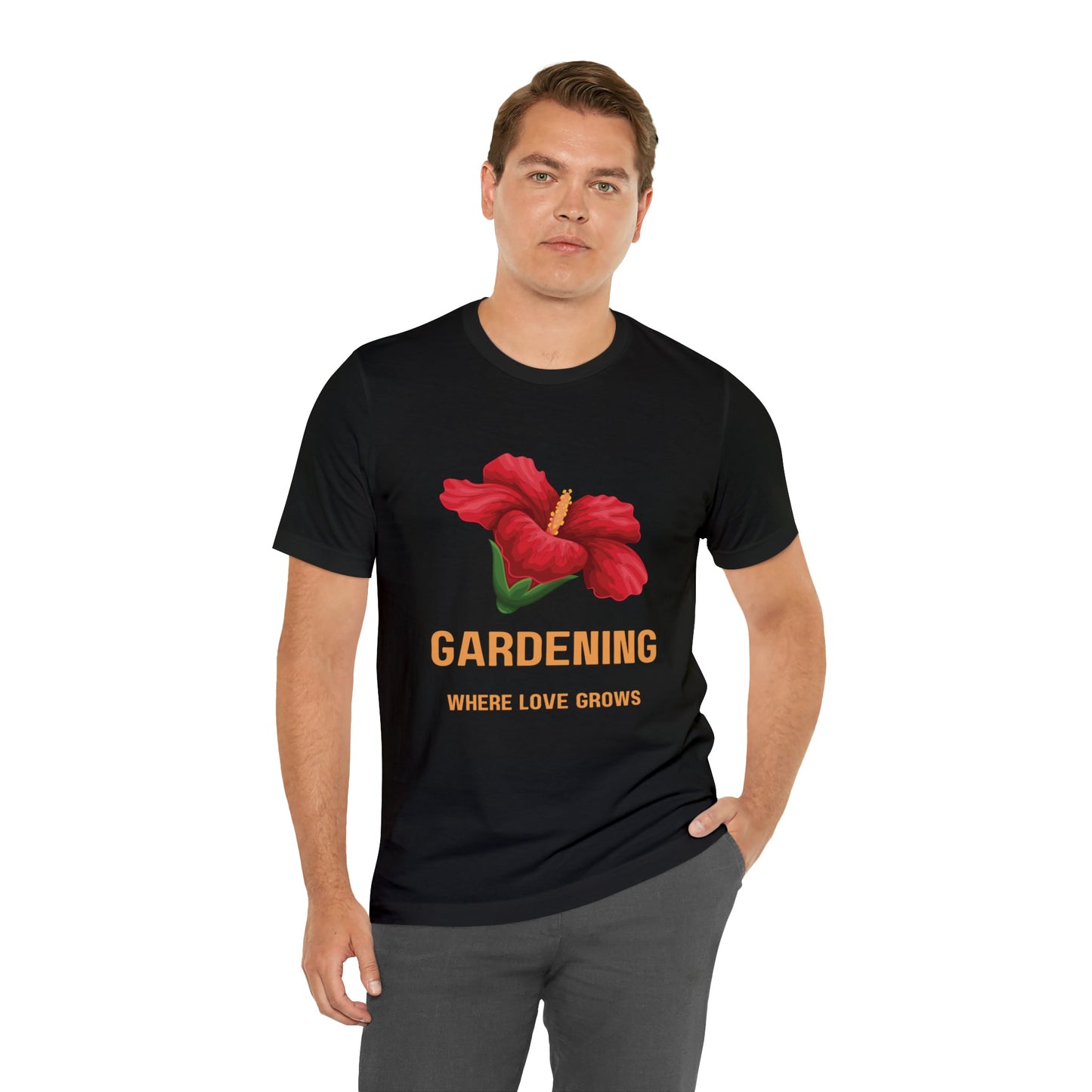 T-Shirt Graphic Tees Men's and Women's Bella Canvas Shirts for Black Tshirt Outfit Gardener Petrova Designs