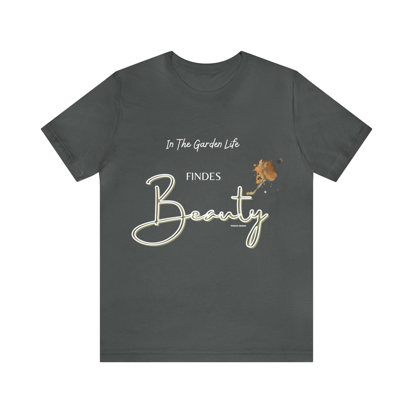 T-Shirt Graphic Tees Men's and Women's Bella Canvas Shirts for Black Tshirt Outfit Gardening Petrova Designs