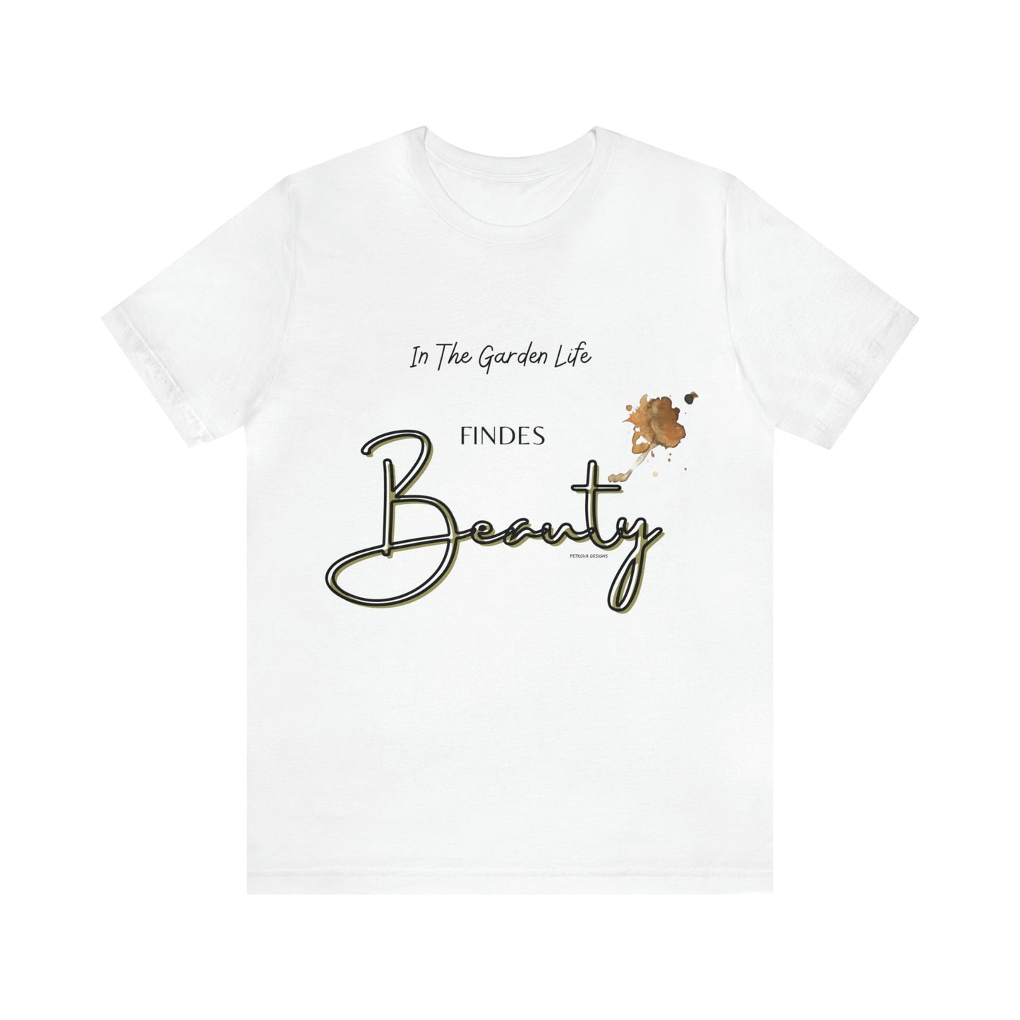 T-Shirt Graphic Tees Men's and Women's Bella Canvas Shirts for Black Tshirt Outfit Gardening Petrova Designs