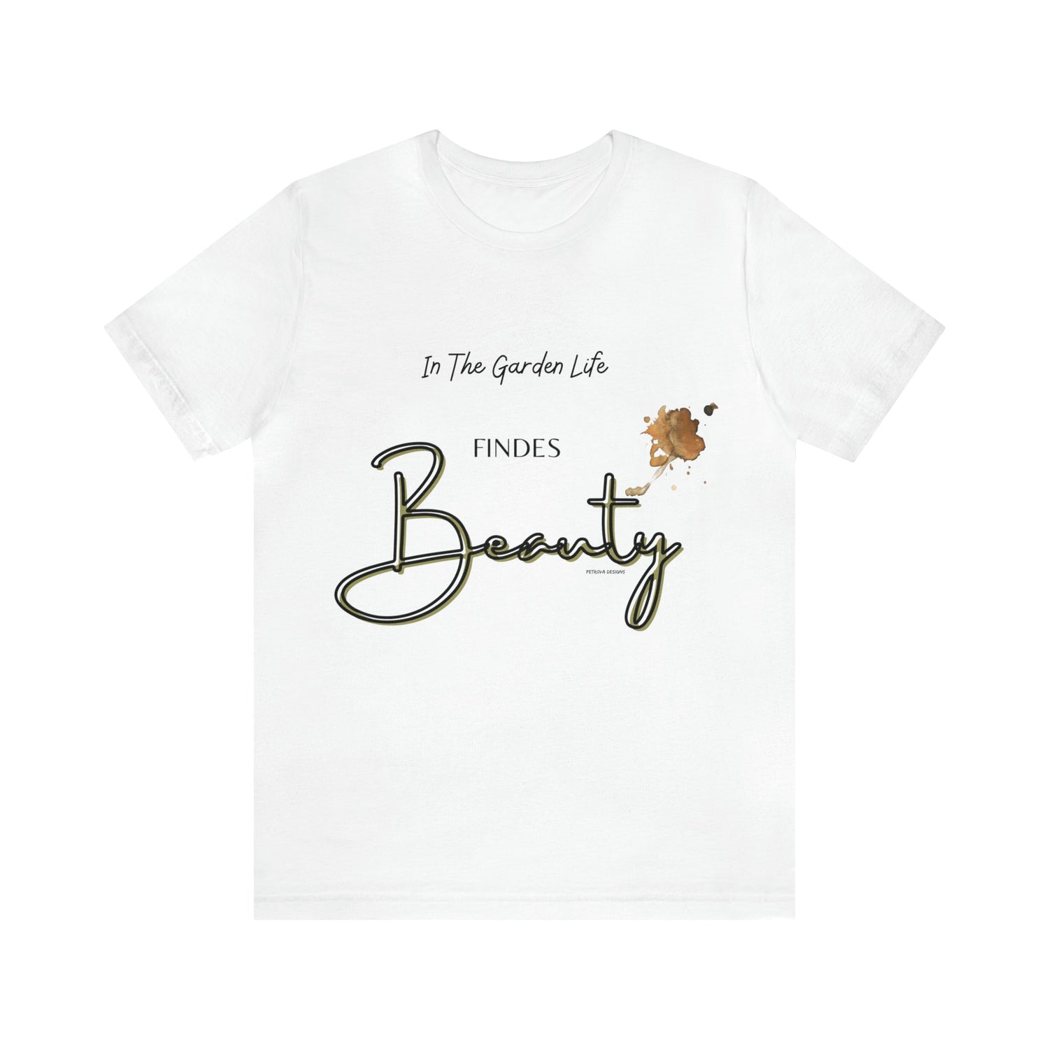 T-Shirt Graphic Tees Men's and Women's Bella Canvas Shirts for Black Tshirt Outfit Gardening Petrova Designs