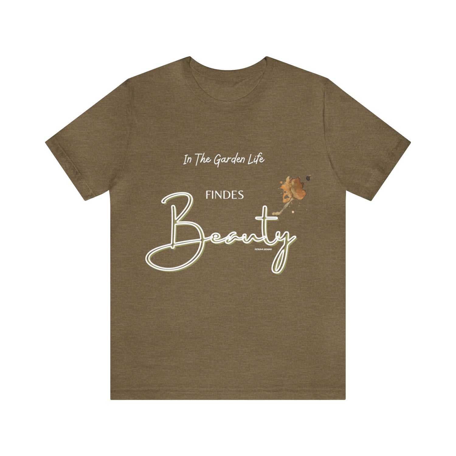 T-Shirt Graphic Tees Men's and Women's Bella Canvas Shirts for Black Tshirt Outfit Gardening Petrova Designs