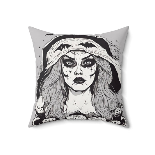 18" × 18" Home Decor Halloween Accent Pillows and Throws for Cute Halloween Decoration for Indoor Scary Petrova Designs