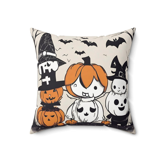 18" × 18" Home Decor Halloween Accent Pillows for Throw Pillows Decor for Couch or Sofa Pumpkin Petrova Designs