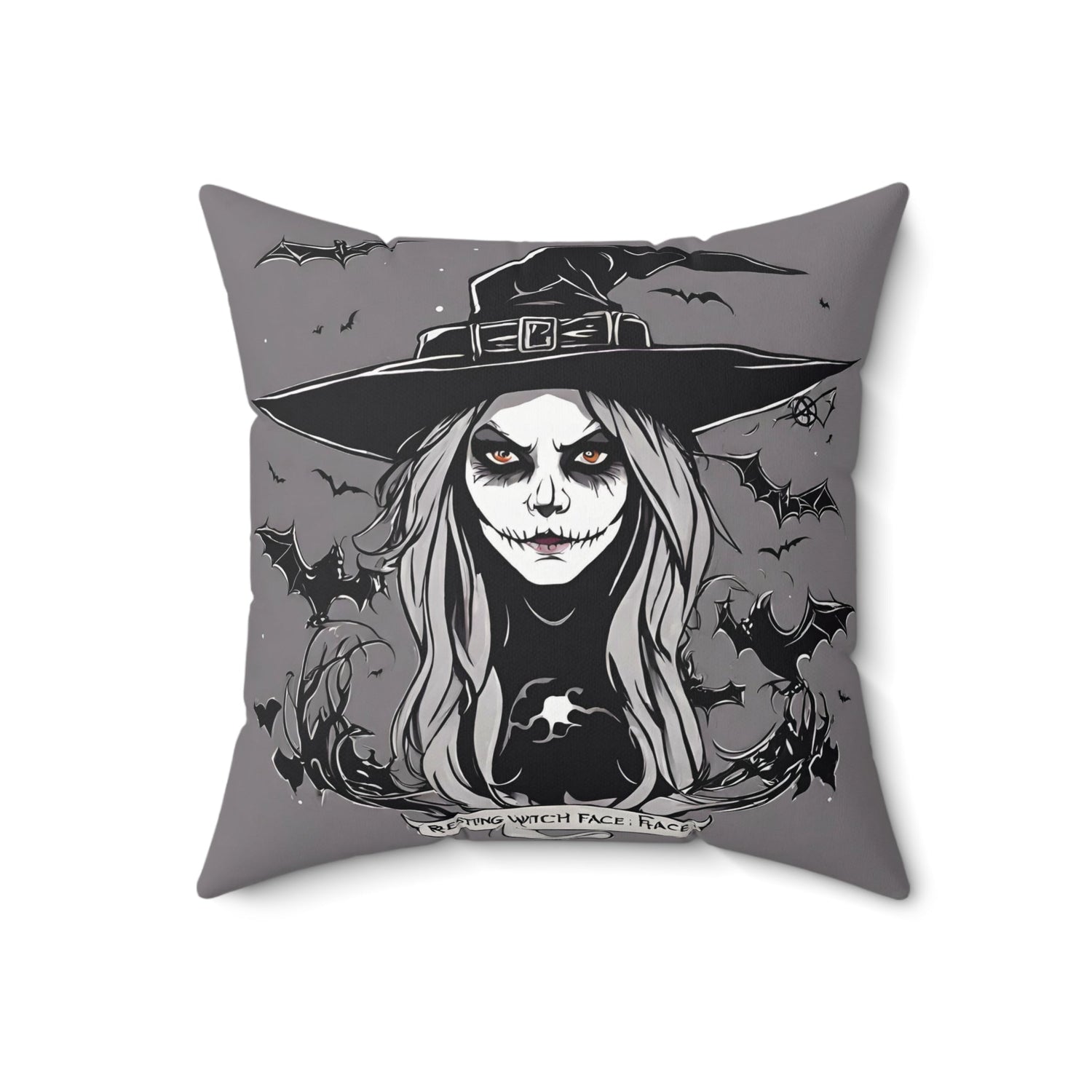 18" × 18" Home Decor Halloween Accent Pillows for Throw Pillows Decor for Couch or Sofa Spooky Petrova Designs