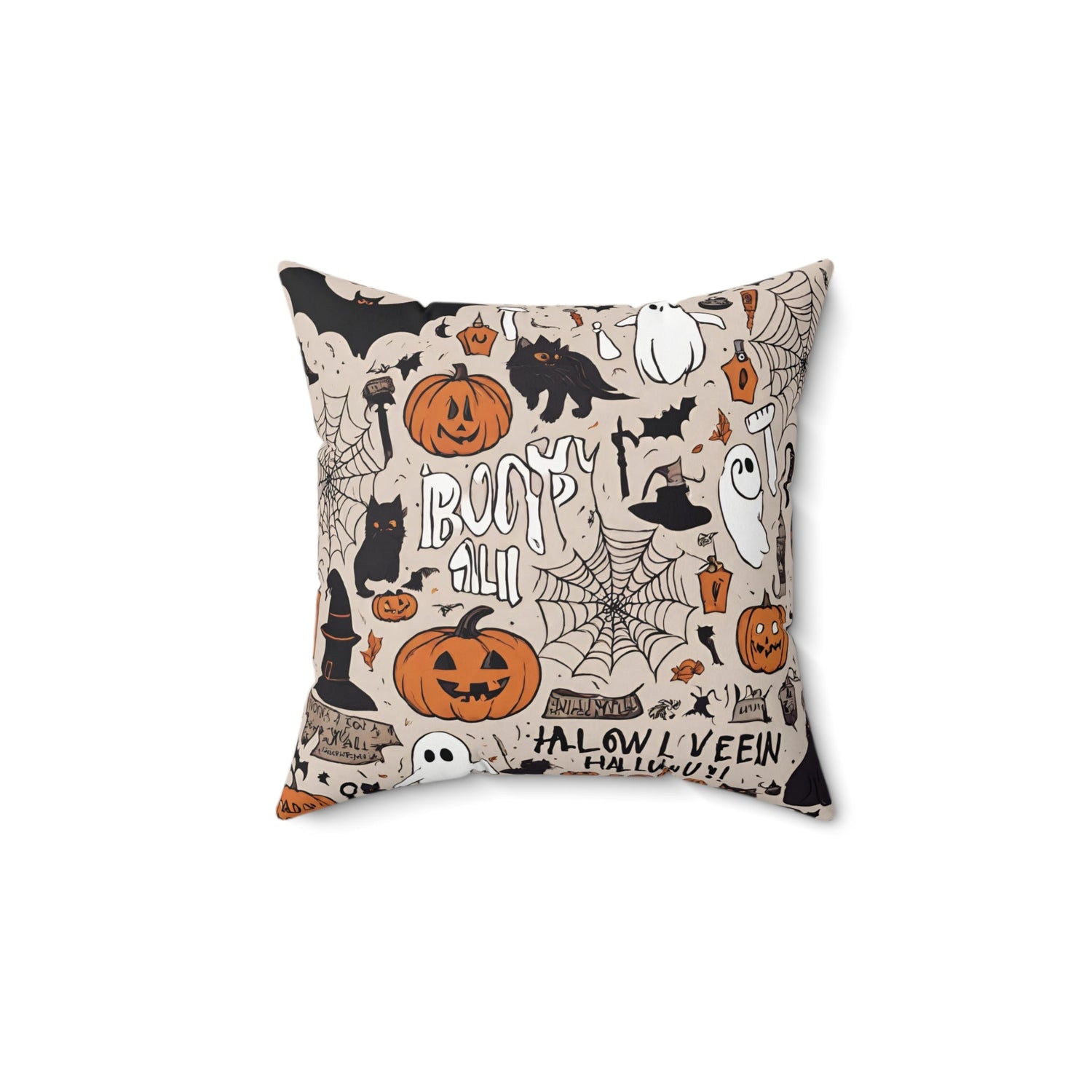 14" × 14" Home Decor Halloween Couch Pillow with Halloween Accent for Throw Pillow Decor Petrova Designs