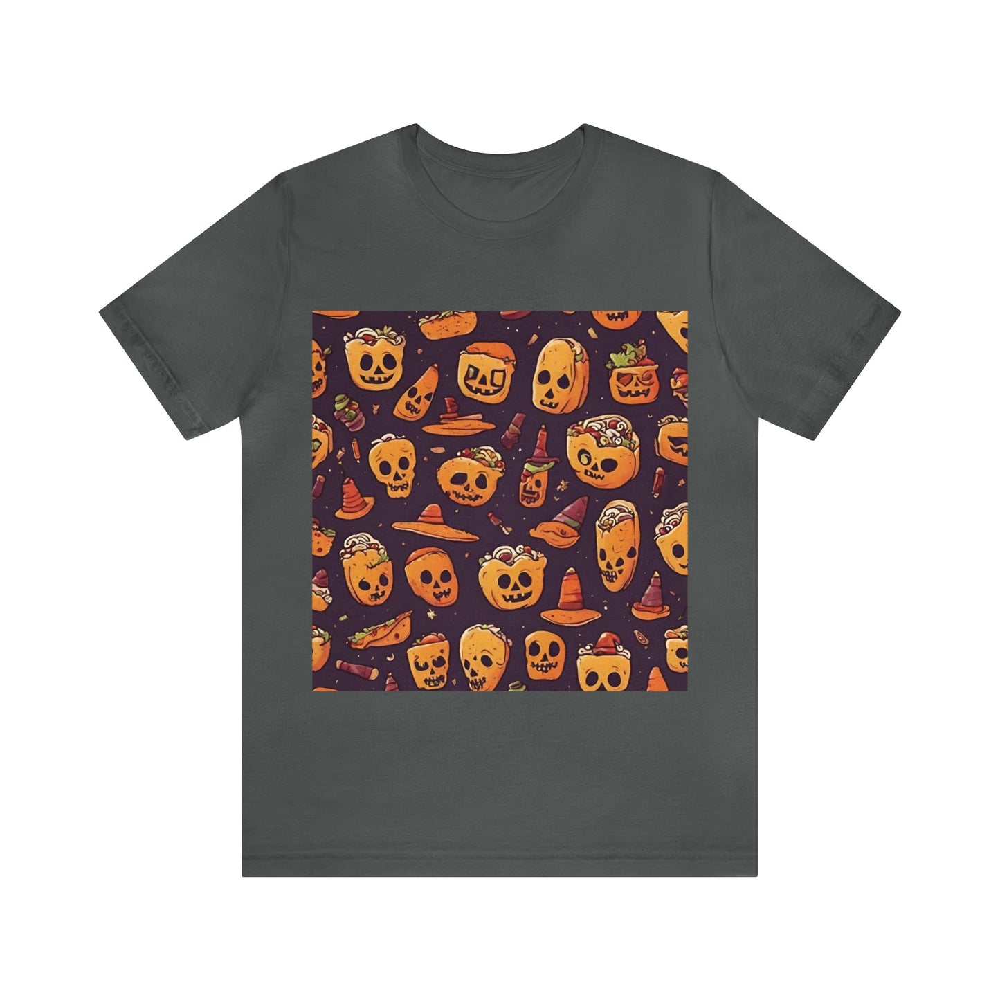 Asphalt T-Shirt Halloween Shirt for Adults for Halloween Present Graphic Tee Bella Canvas Black Petrova Designs