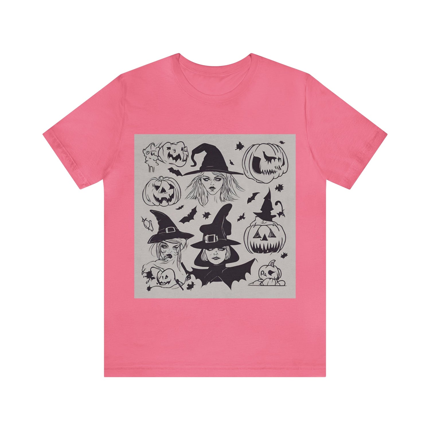 Charity Pink T-Shirt Halloween Shirt for Adults for Halloween Present Graphic Tee Bella Canvas Black Petrova Designs