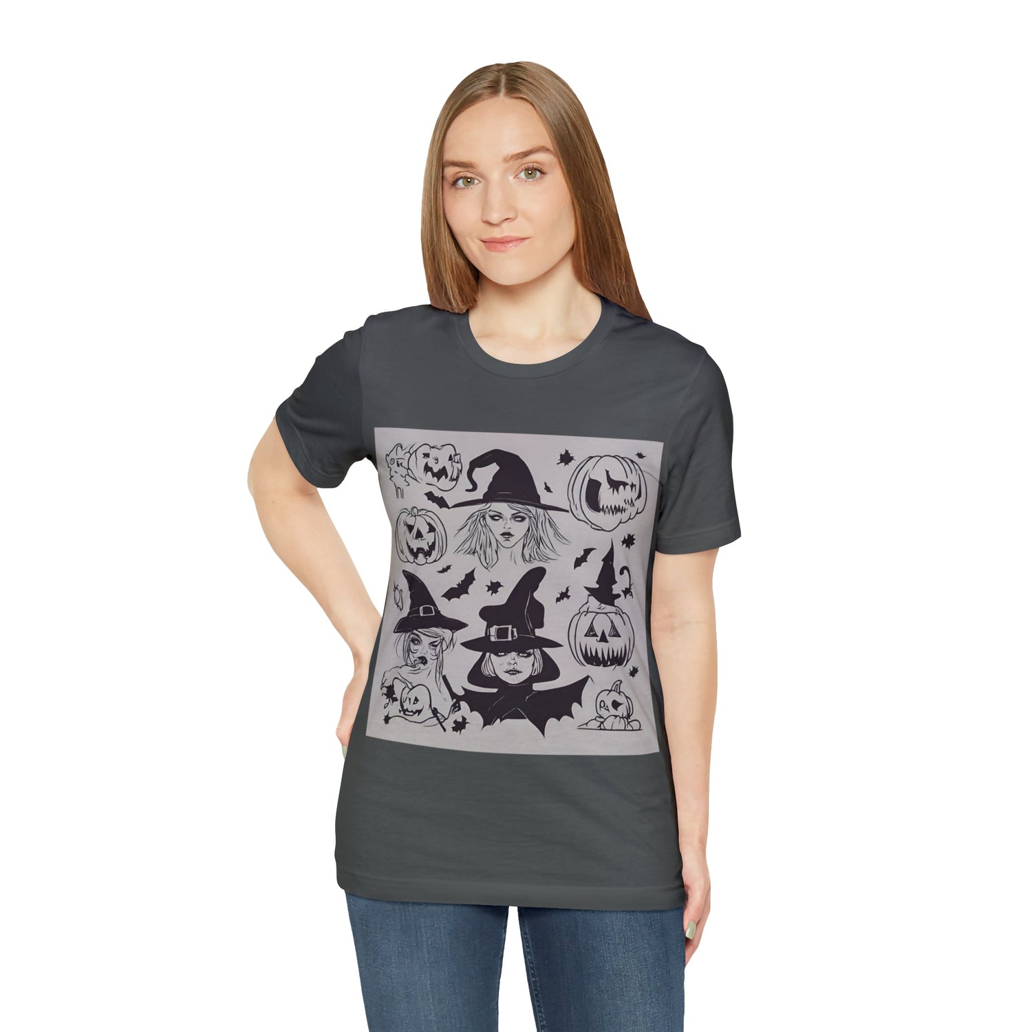 T-Shirt Halloween Shirt for Adults for Halloween Present Graphic Tee Bella Canvas Black Petrova Designs