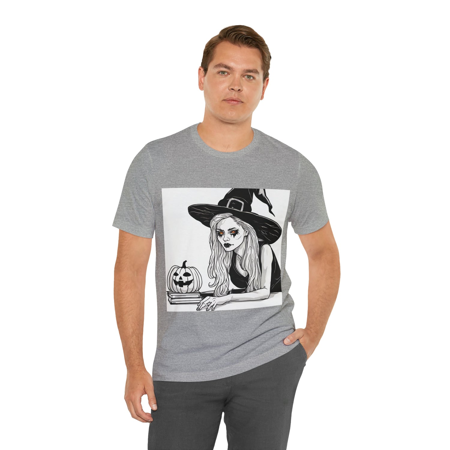 T-Shirt Halloween Shirt for Adults for Halloween Present Graphic Tee Bella Canvas Black Scary Petrova Designs