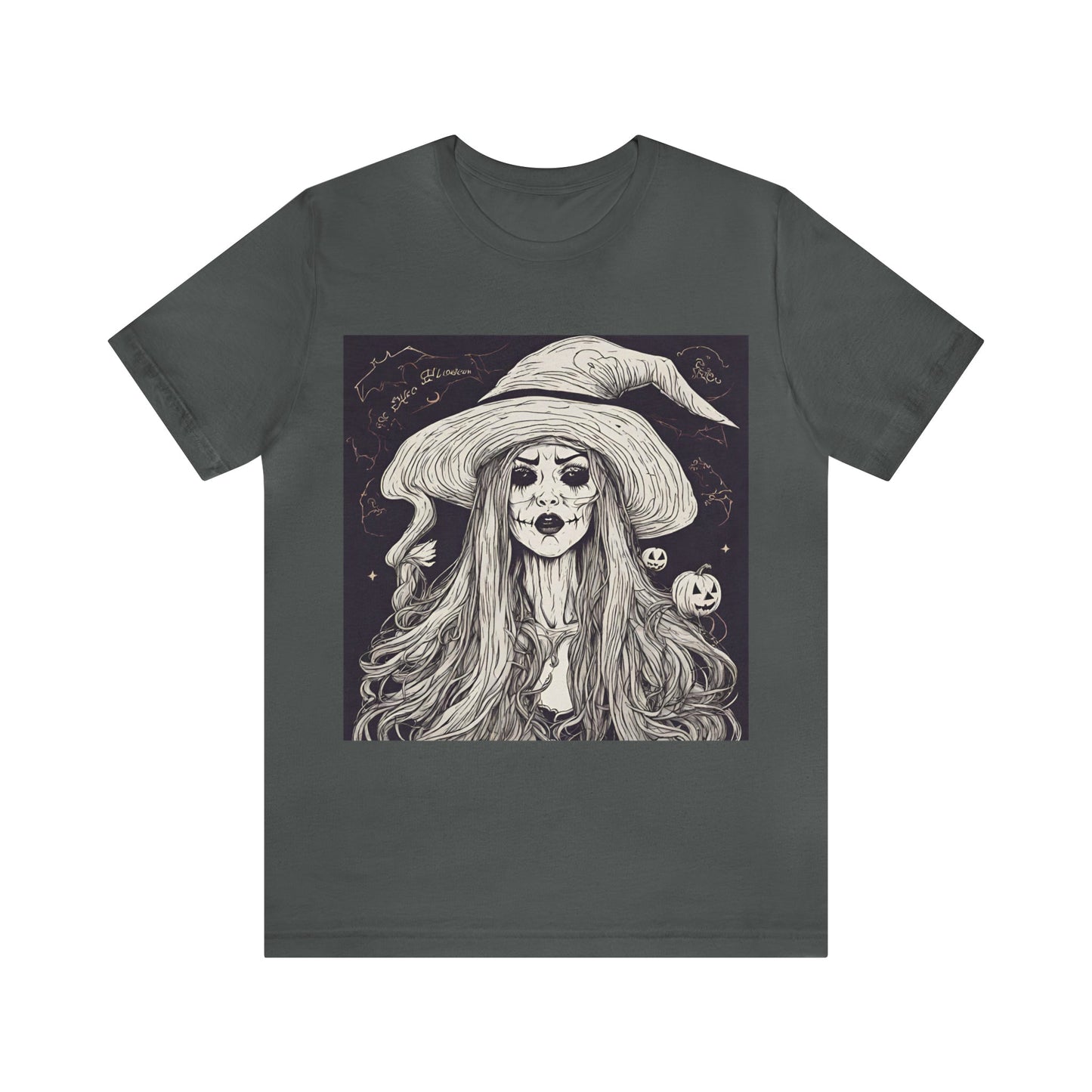 Asphalt T-Shirt Halloween Shirt for Adults for Halloween Present Graphic Tee Bella Canvas Black White Pink Petrova Designs