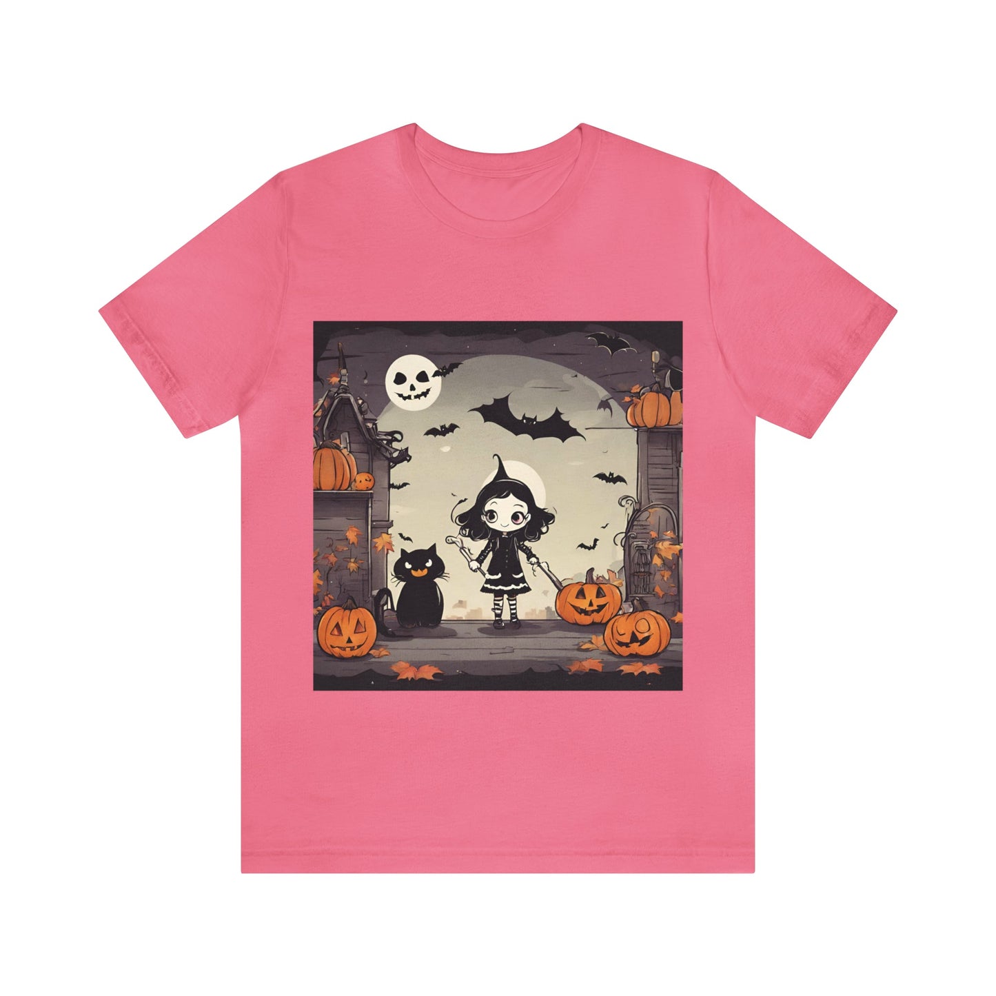 Charity Pink T-Shirt Halloween T-Shirt Graphic Tee for Men Women Bella Canvas Shirt Halloween Petrova Designs