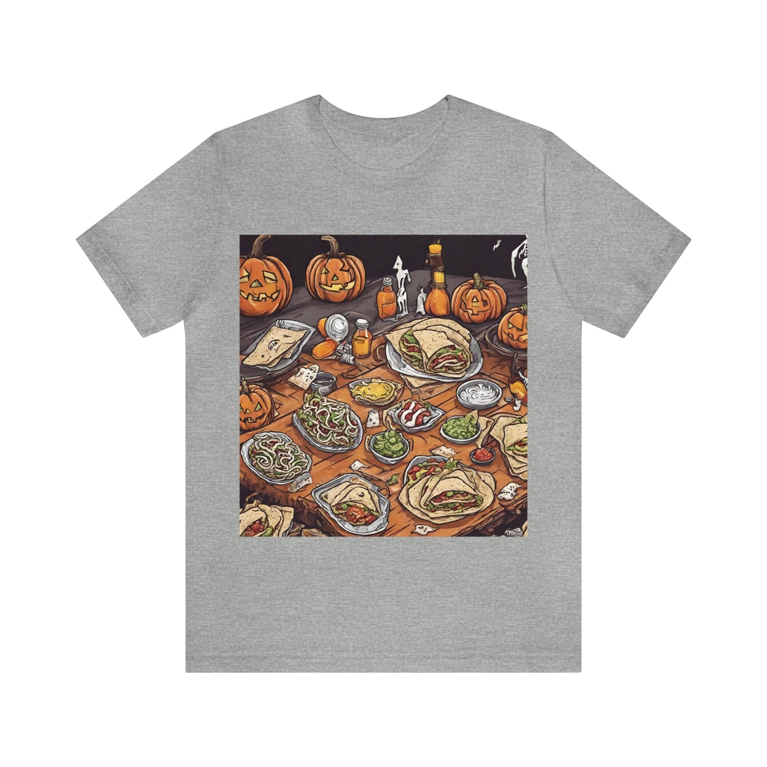 T-Shirt Halloween T-Shirt Graphic Tee for Men Women Bella Canvas Shirt Halloween Cute Petrova Designs