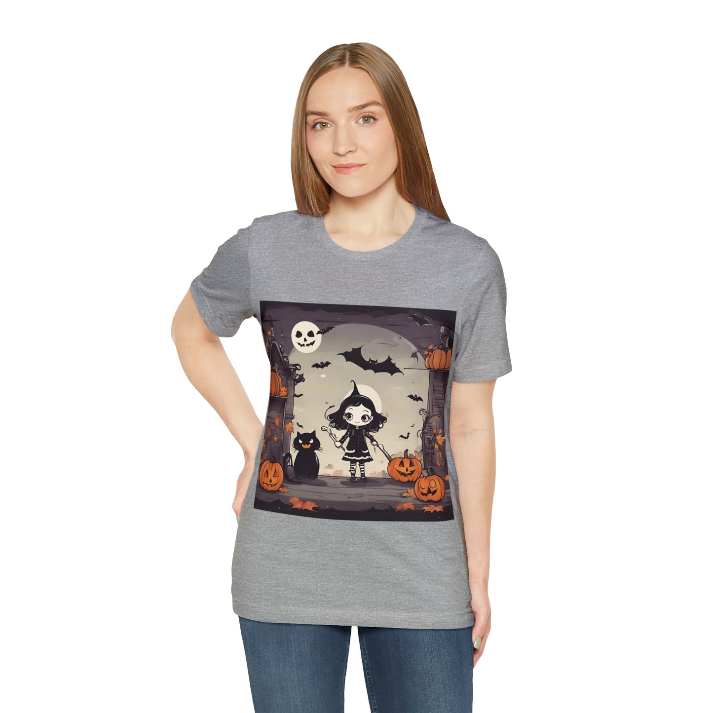 T-Shirt Halloween T-Shirt Graphic Tee for Men Women Bella Canvas Shirt Halloween Petrova Designs