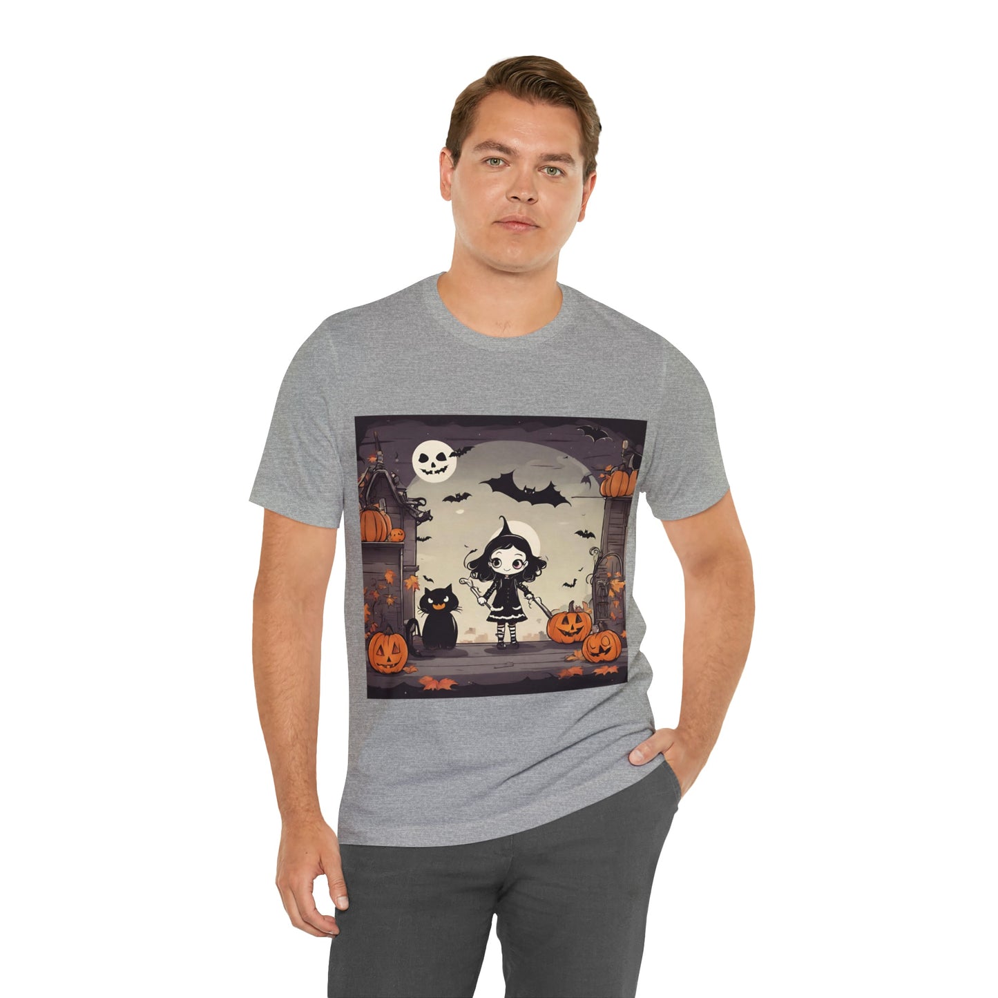 T-Shirt Halloween T-Shirt Graphic Tee for Men Women Bella Canvas Shirt Halloween Petrova Designs