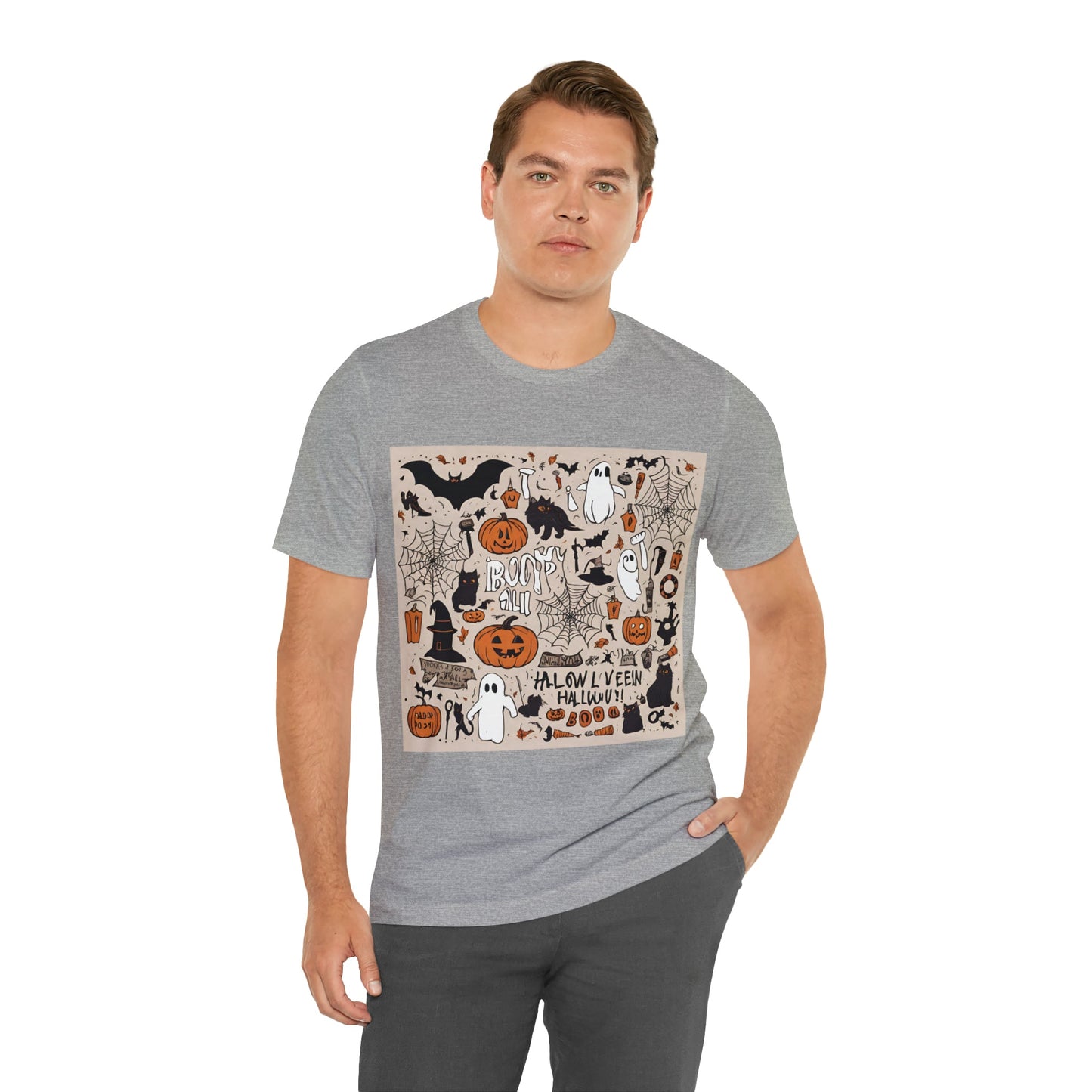 T-Shirt Halloween T-Shirt Graphic Tee for Men Women Bella Canvas Shirt Halloween Petrova Designs