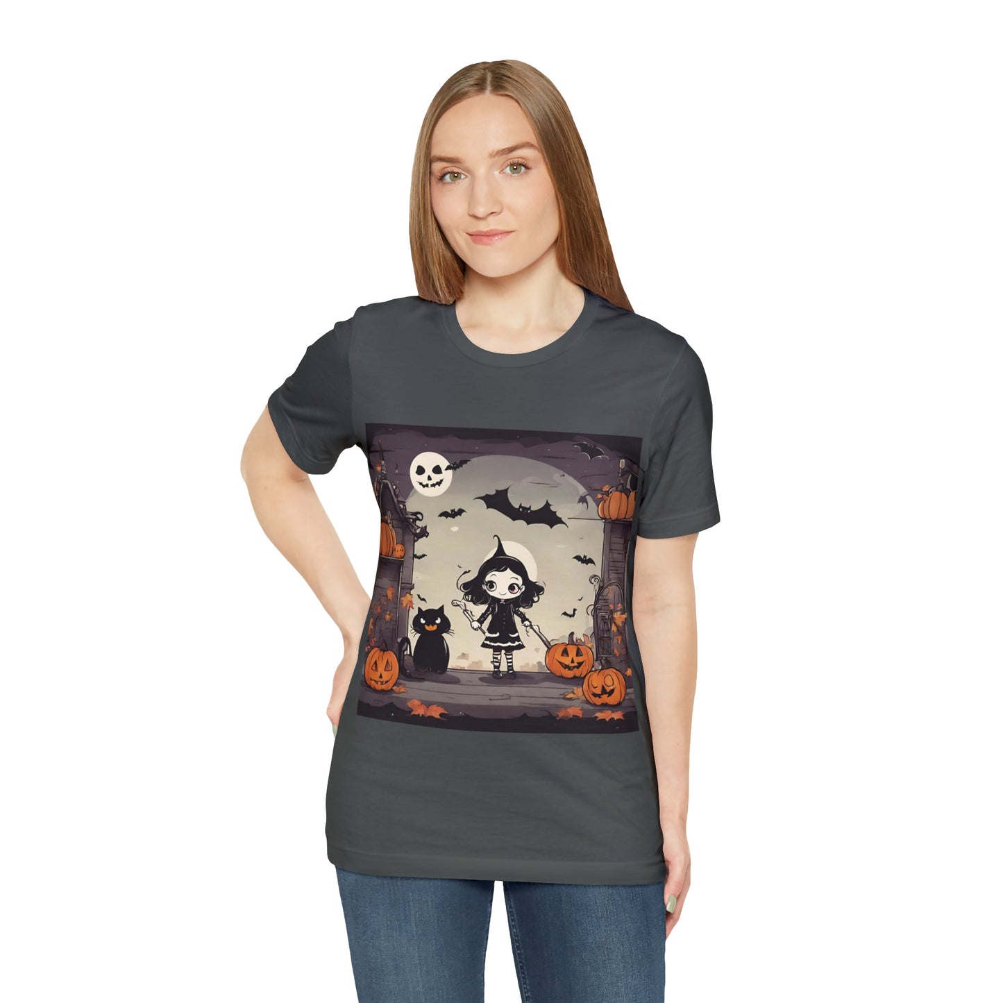 T-Shirt Halloween T-Shirt Graphic Tee for Men Women Bella Canvas Shirt Halloween Petrova Designs