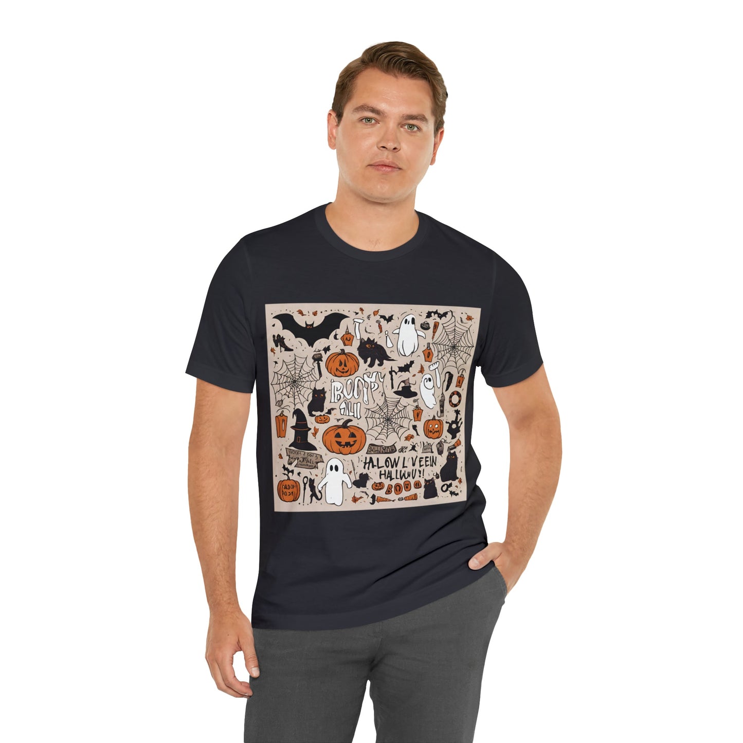 T-Shirt Halloween T-Shirt Graphic Tee for Men Women Bella Canvas Shirt Halloween Petrova Designs