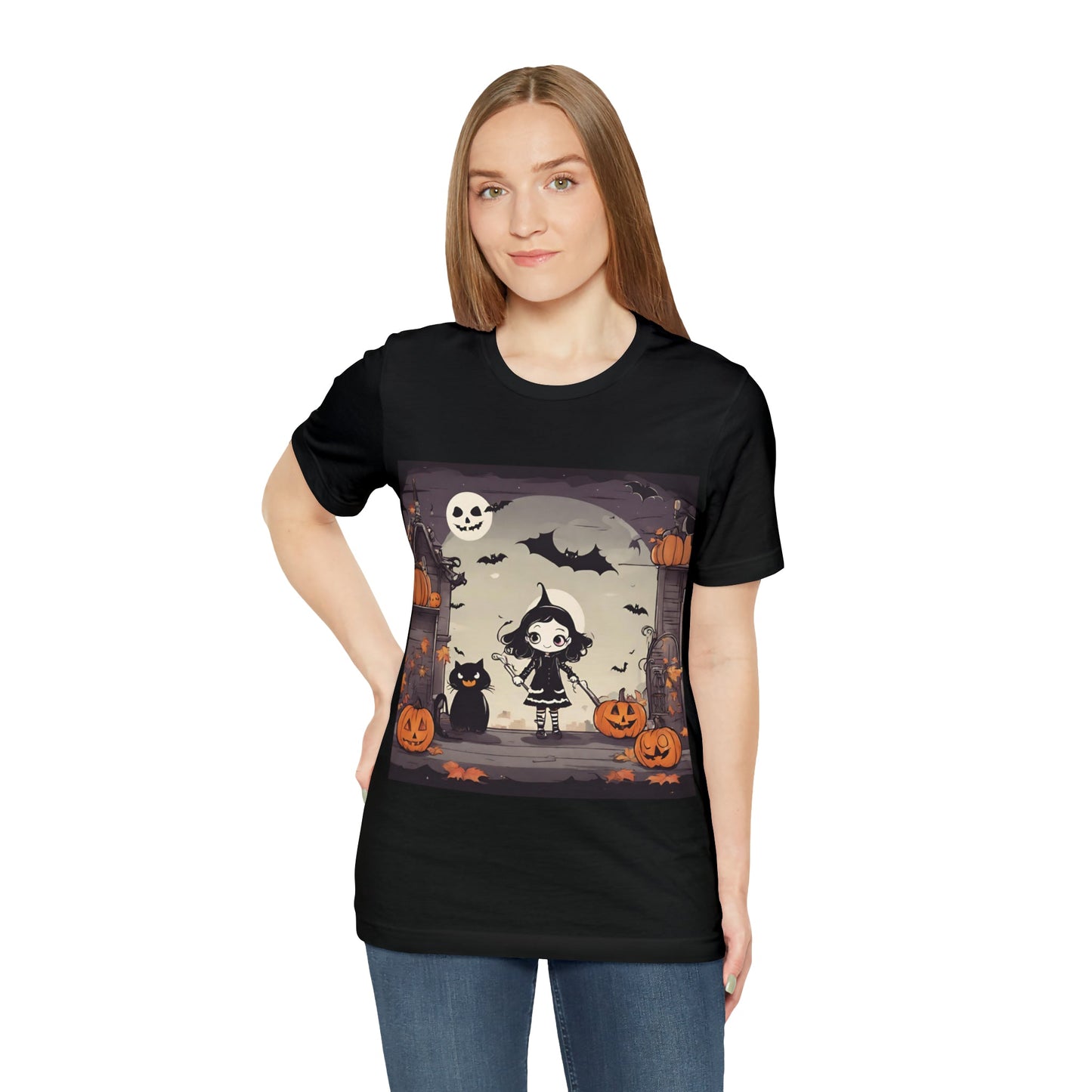 T-Shirt Halloween T-Shirt Graphic Tee for Men Women Bella Canvas Shirt Halloween Petrova Designs