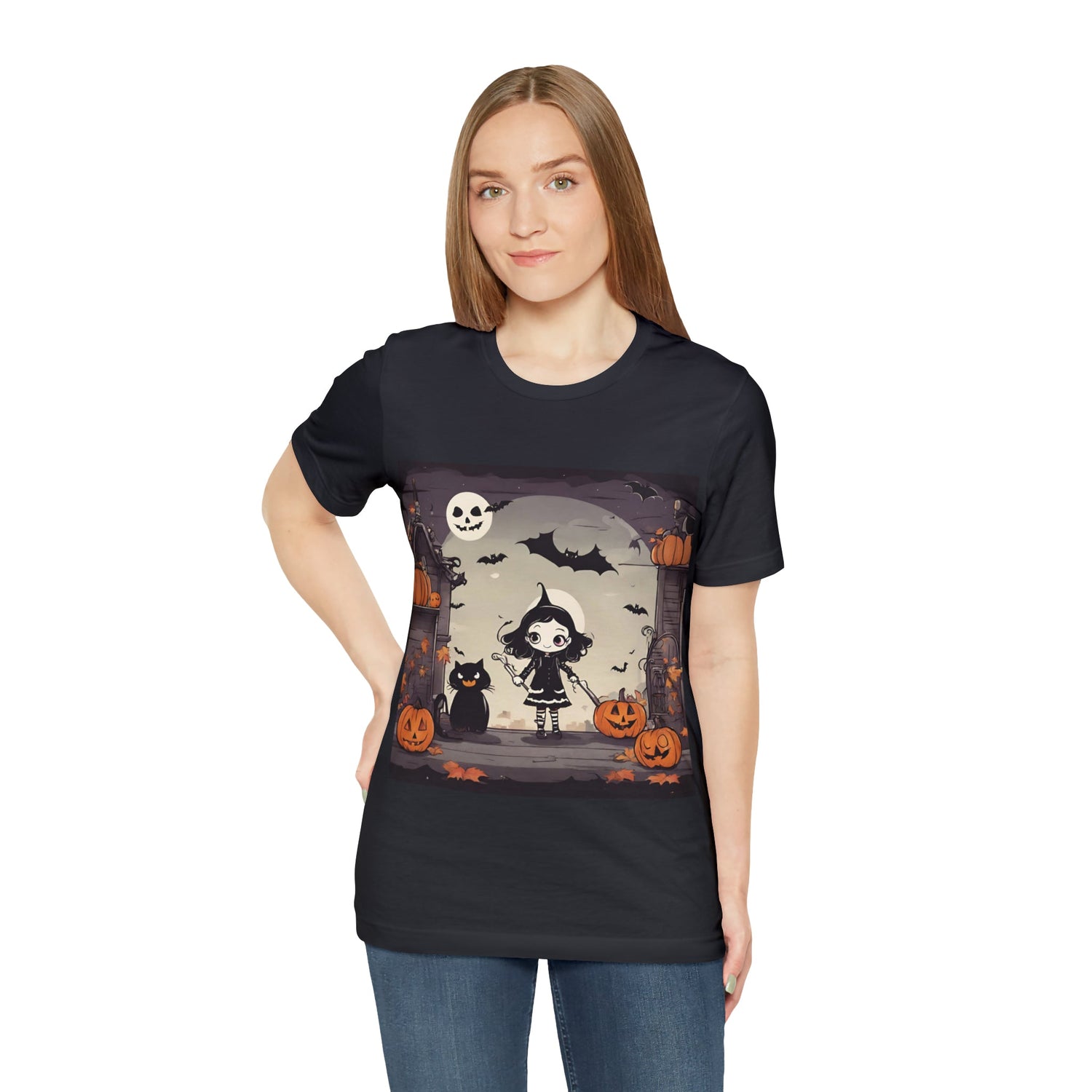 T-Shirt Halloween T-Shirt Graphic Tee for Men Women Bella Canvas Shirt Halloween Petrova Designs