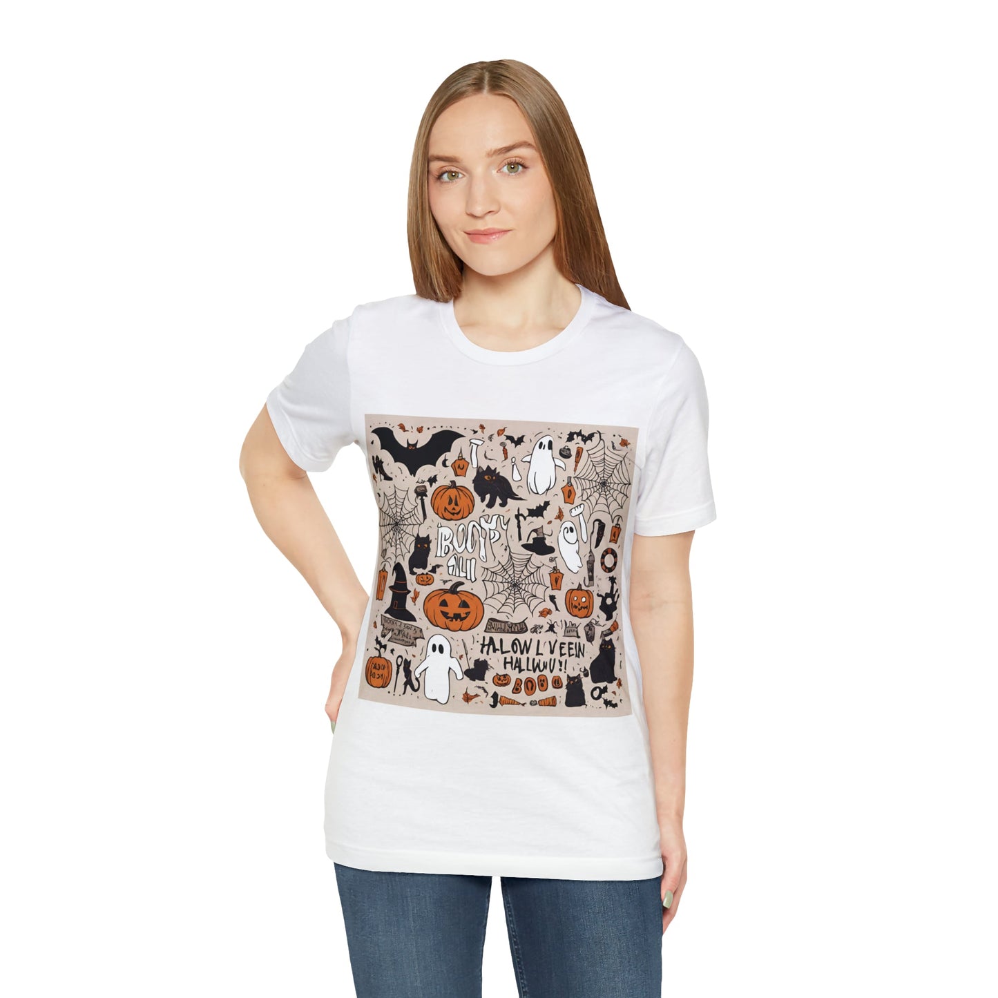 T-Shirt Halloween T-Shirt Graphic Tee for Men Women Bella Canvas Shirt Halloween Petrova Designs