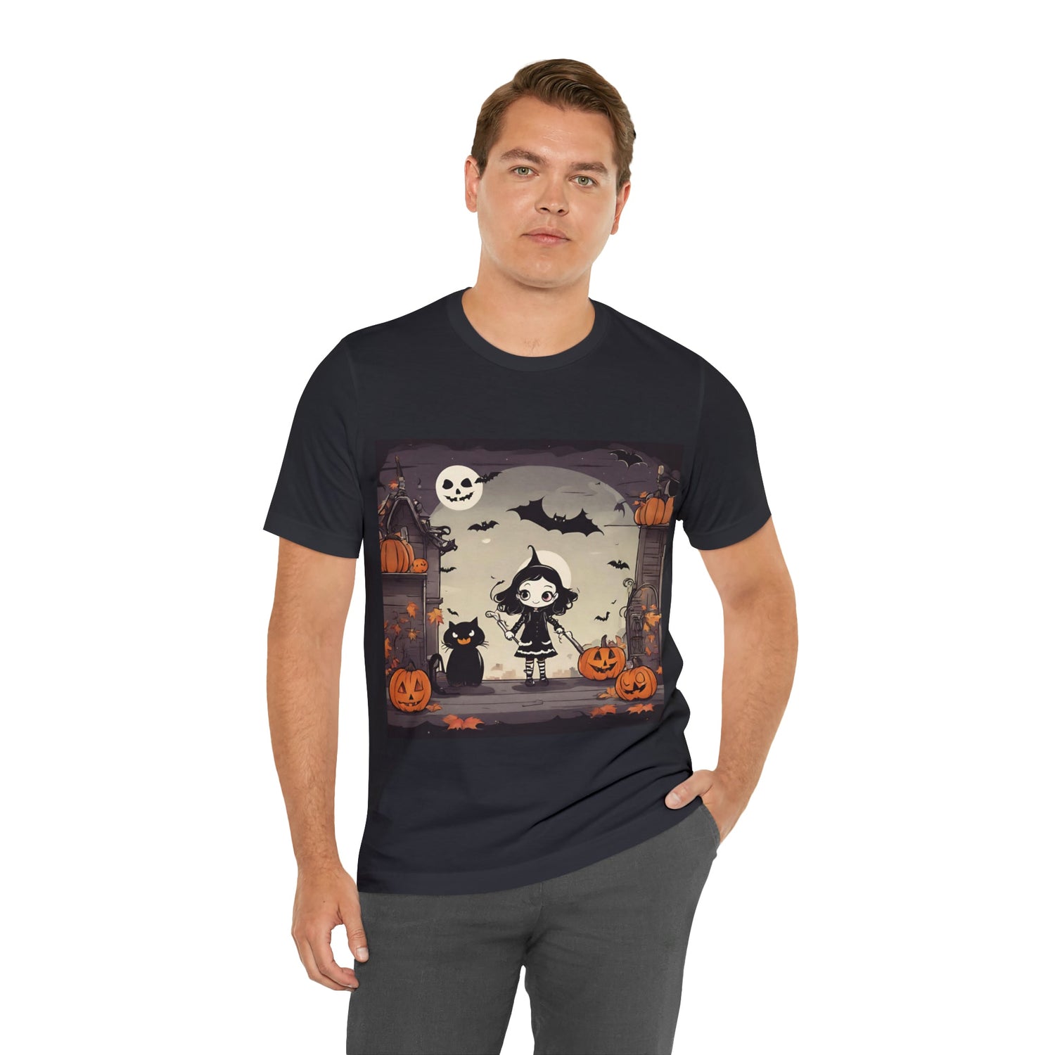 T-Shirt Halloween T-Shirt Graphic Tee for Men Women Bella Canvas Shirt Halloween Petrova Designs