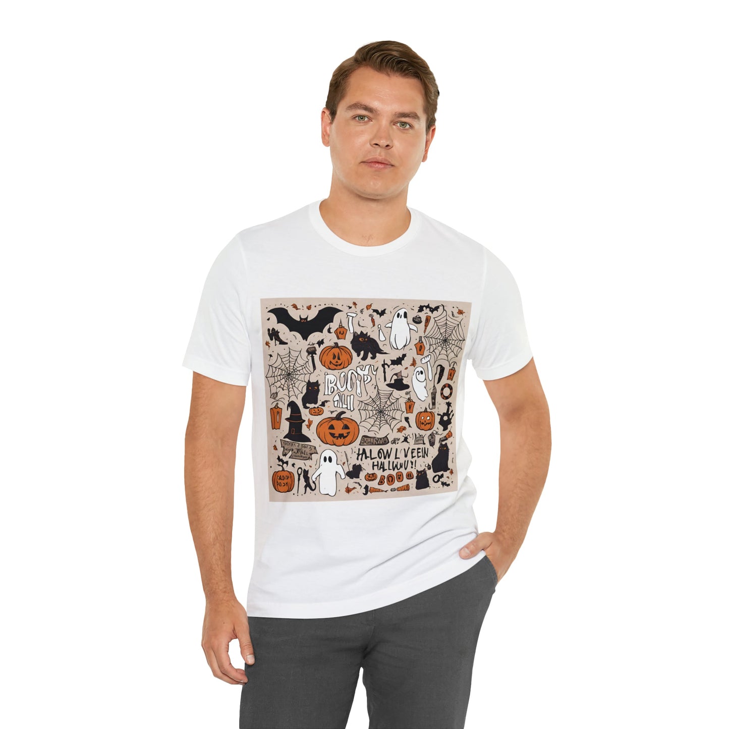 T-Shirt Halloween T-Shirt Graphic Tee for Men Women Bella Canvas Shirt Halloween Petrova Designs