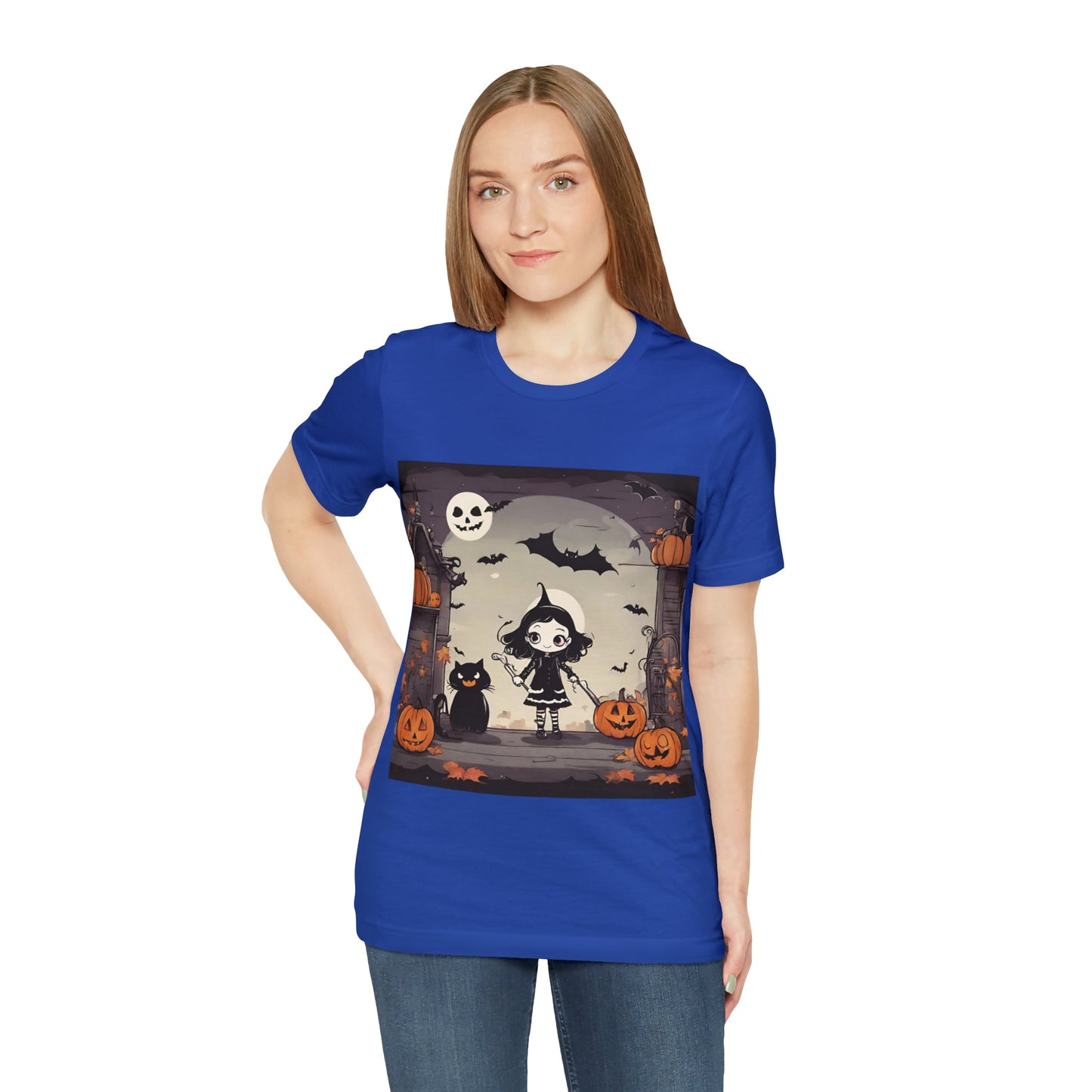 T-Shirt Halloween T-Shirt Graphic Tee for Men Women Bella Canvas Shirt Halloween Petrova Designs