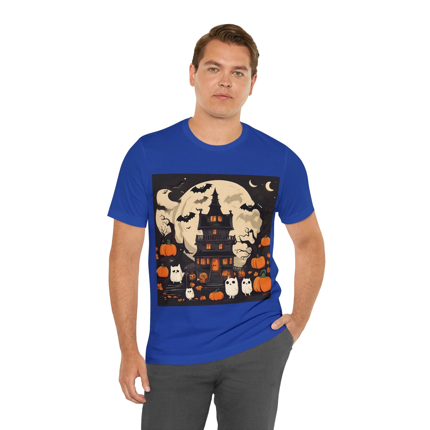 T-Shirt Halloween T-Shirt Graphic Tee for Men Women Bella Canvas Shirt Halloween Petrova Designs