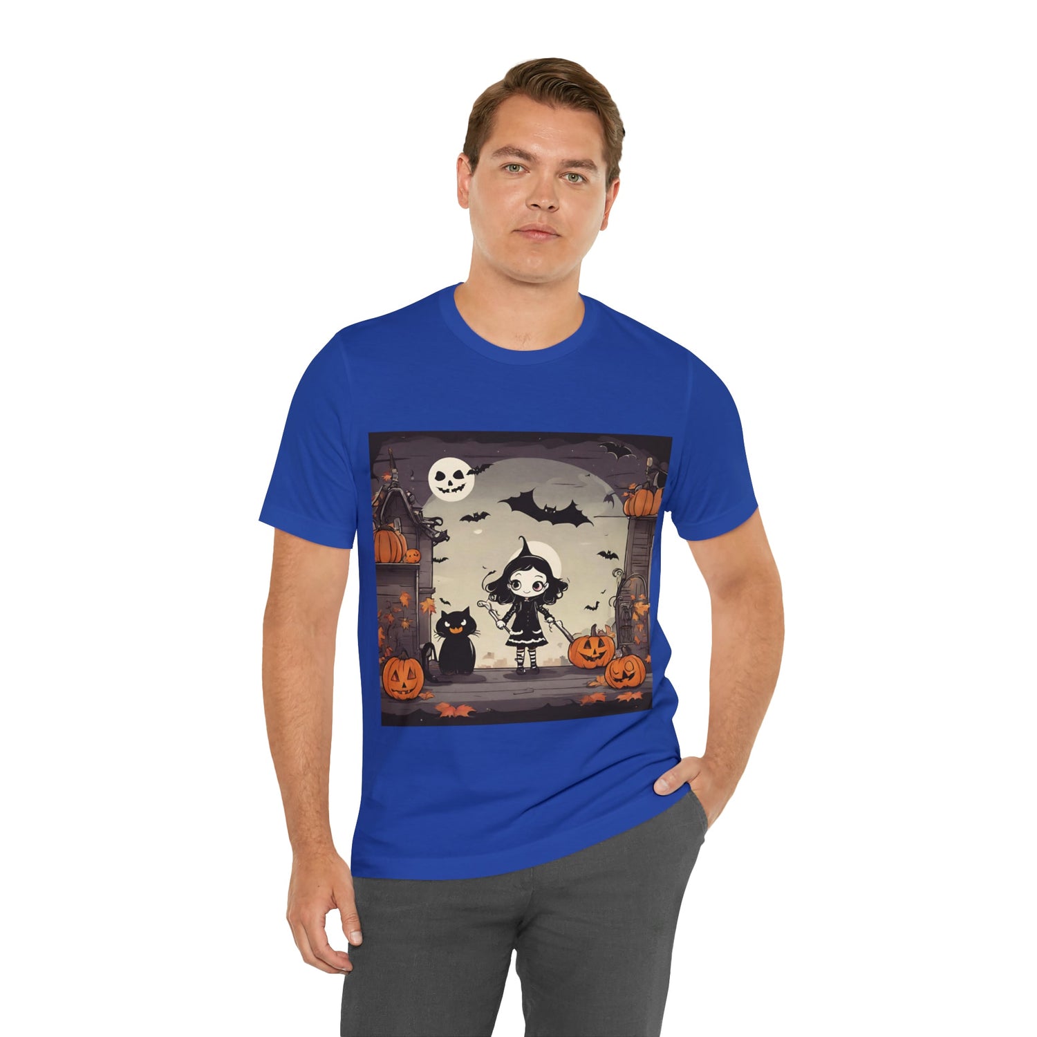 T-Shirt Halloween T-Shirt Graphic Tee for Men Women Bella Canvas Shirt Halloween Petrova Designs