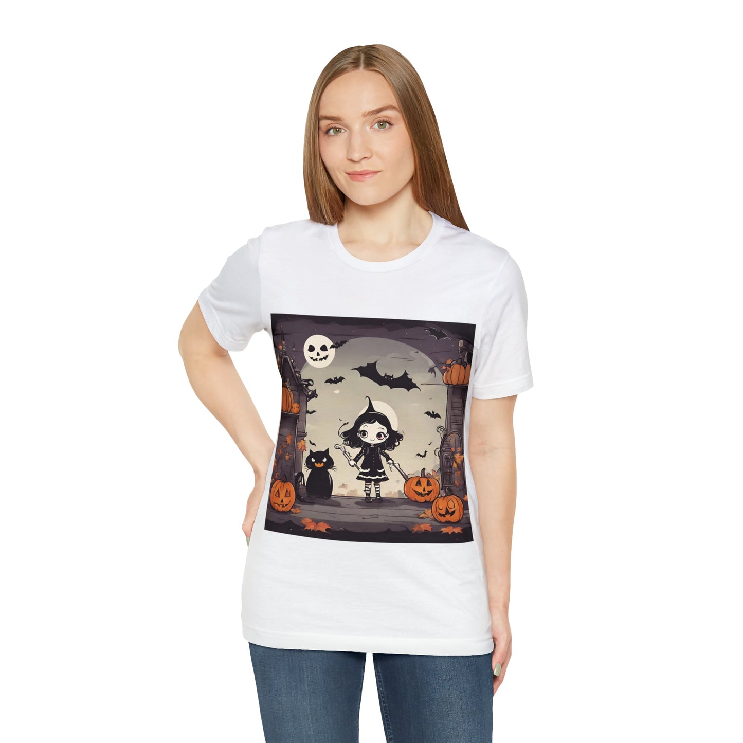 T-Shirt Halloween T-Shirt Graphic Tee for Men Women Bella Canvas Shirt Halloween Petrova Designs