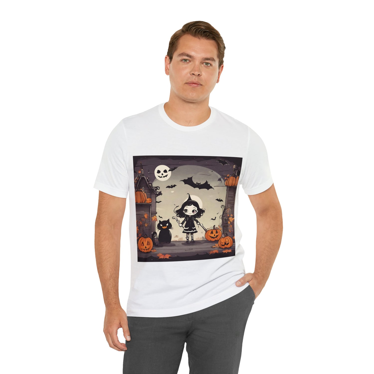 T-Shirt Halloween T-Shirt Graphic Tee for Men Women Bella Canvas Shirt Halloween Petrova Designs