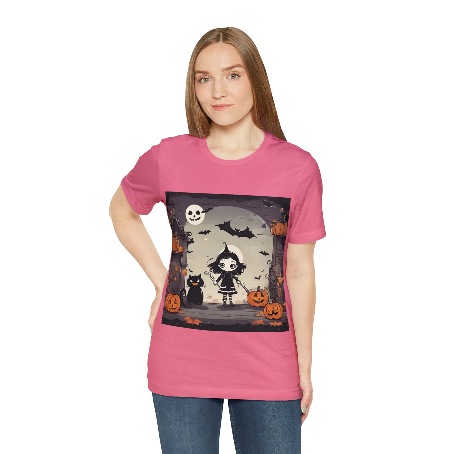 T-Shirt Halloween T-Shirt Graphic Tee for Men Women Bella Canvas Shirt Halloween Petrova Designs