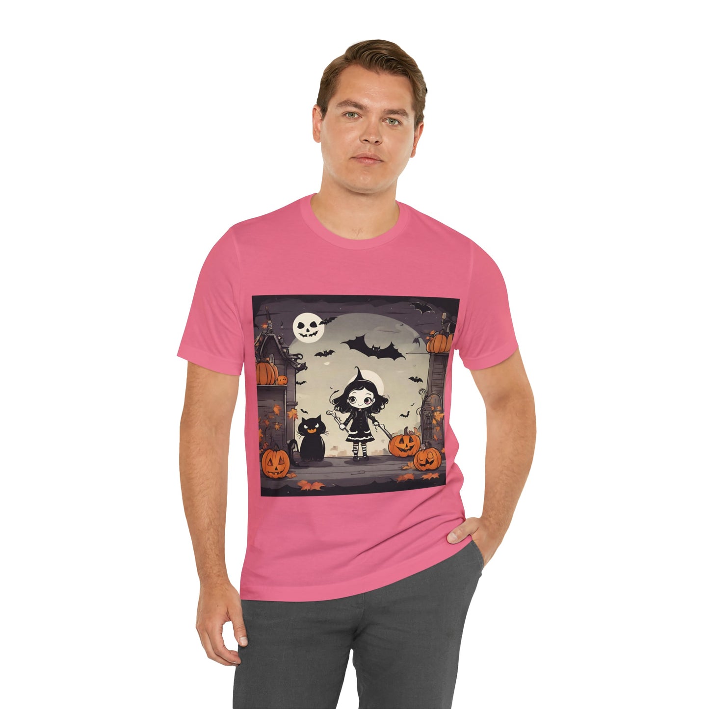 T-Shirt Halloween T-Shirt Graphic Tee for Men Women Bella Canvas Shirt Halloween Petrova Designs