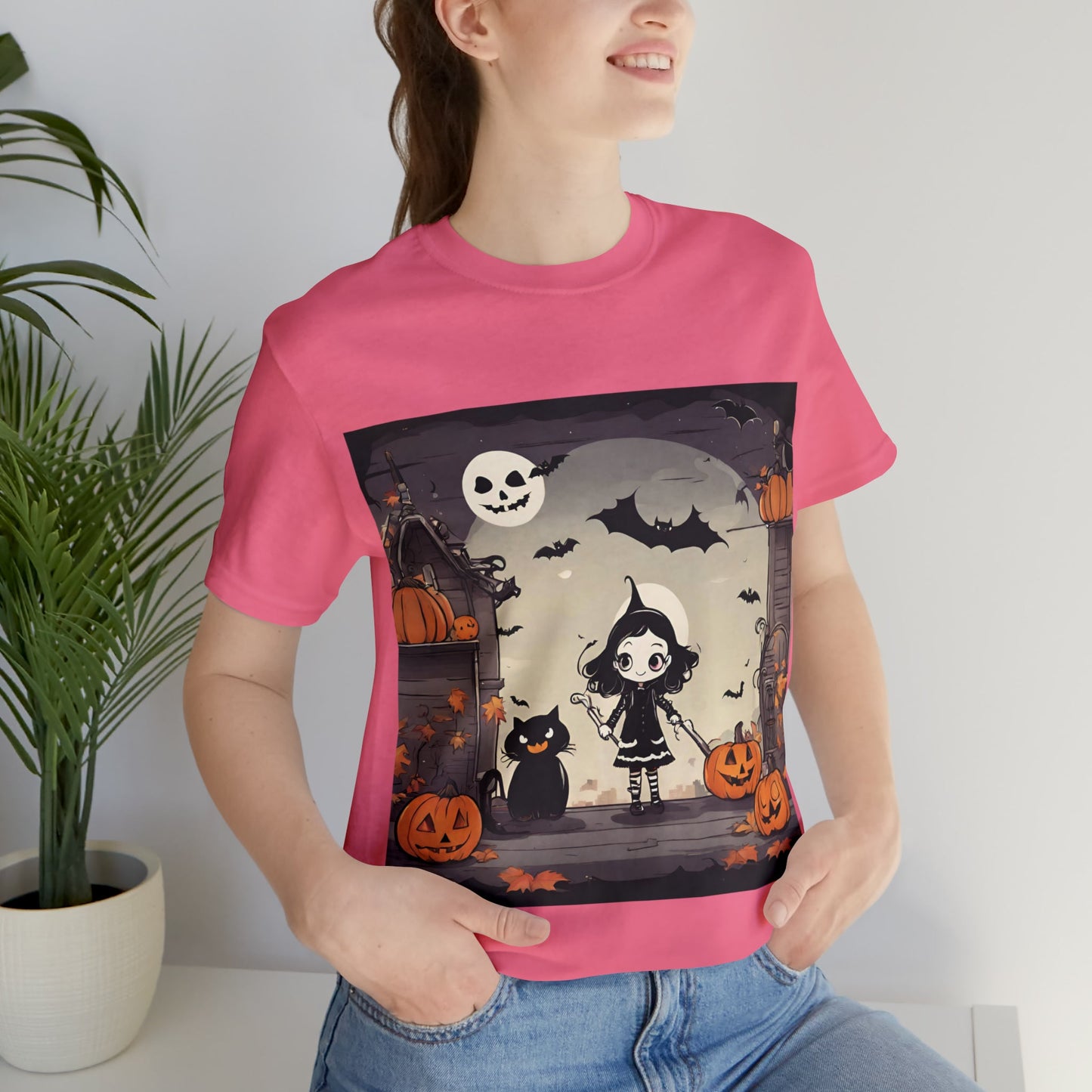 T-Shirt Halloween T-Shirt Graphic Tee for Men Women Bella Canvas Shirt Halloween Petrova Designs