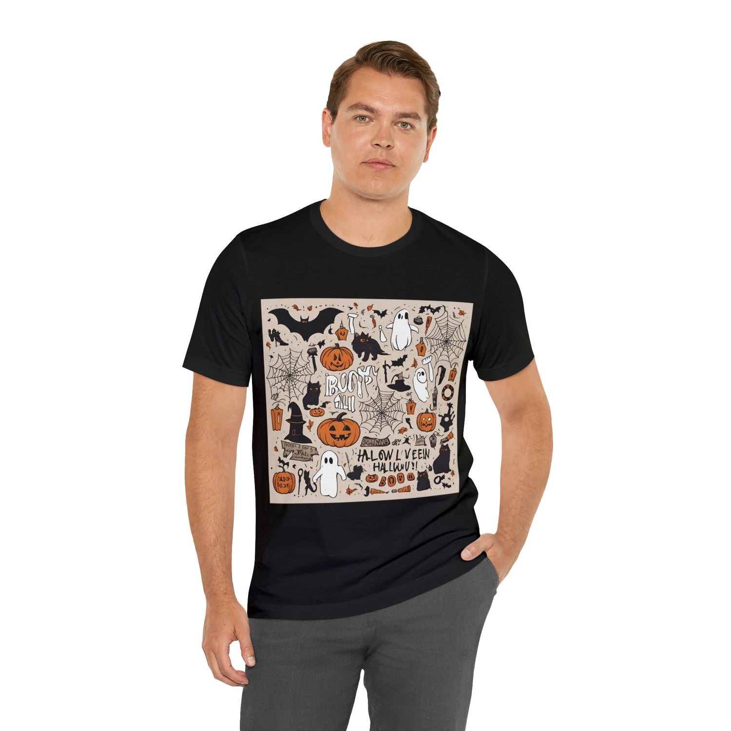 T-Shirt Halloween T-Shirt Graphic Tee for Men Women Bella Canvas Shirt Halloween Petrova Designs